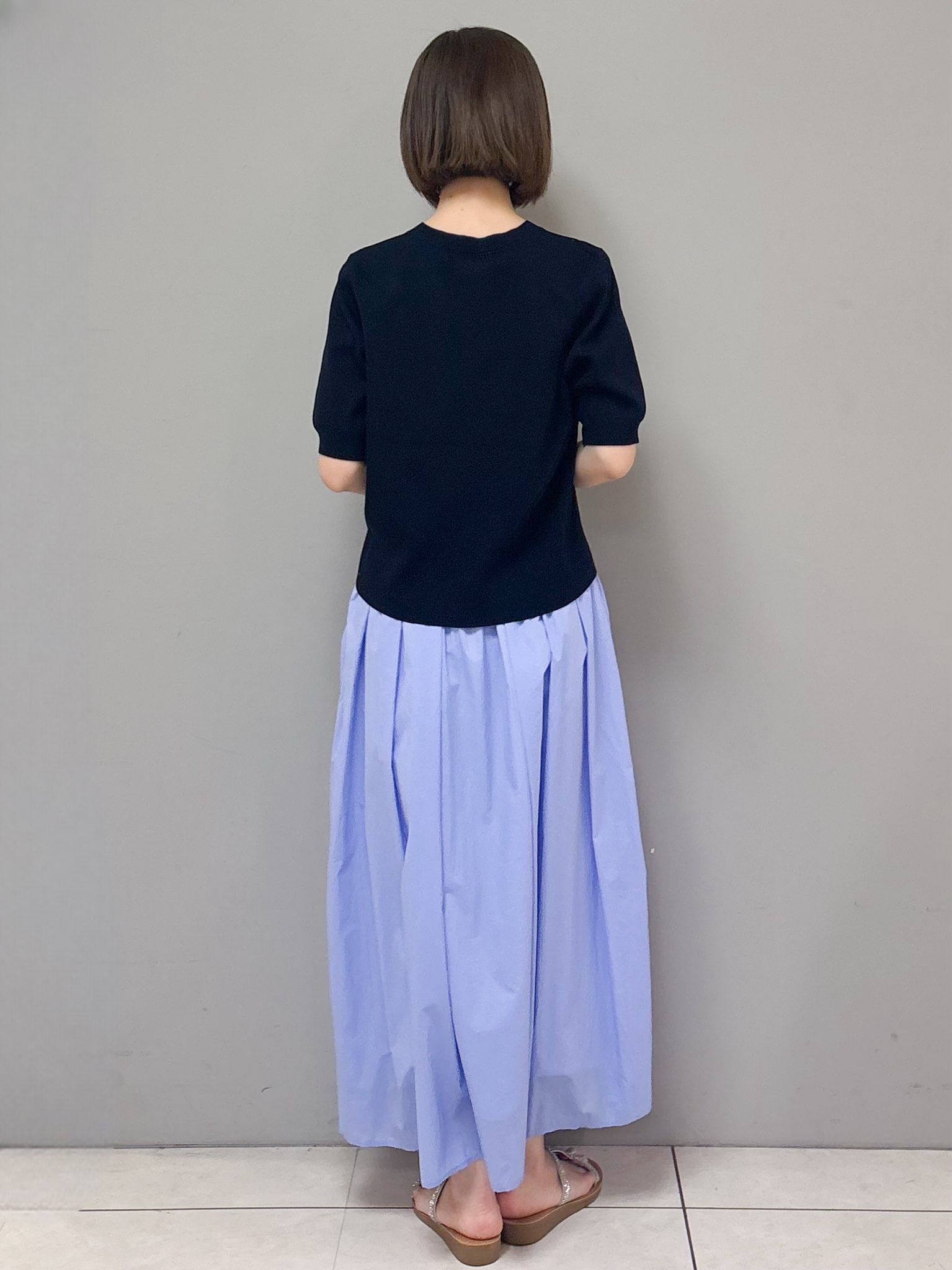 yさんの「OPAQUE.CLIP｜ビジューモチーフニット【洗える】」を使ったコーディネート