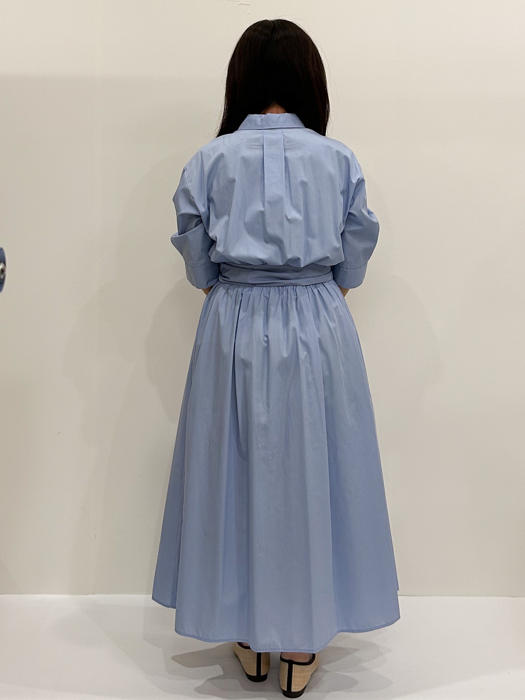 ちゃこさんの「OPAQUE.CLIP｜リボンベルト付きシャツワンピース【洗濯機OK／防シワ加工】」を使ったコーディネート