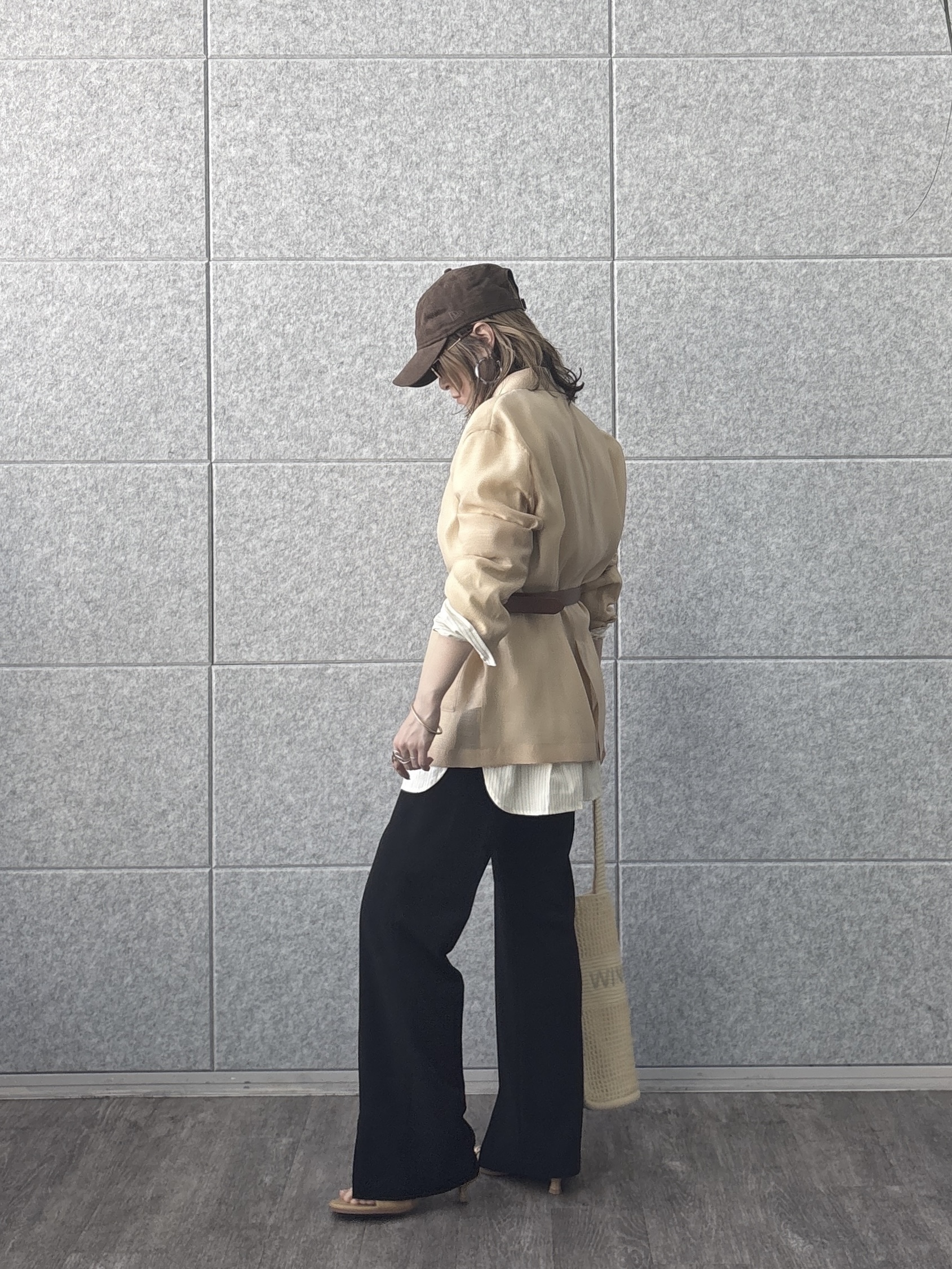 kotakiさんの「INDIVI｜【接触冷感/通気性】シアーシャツジャケット」を使ったコーディネート