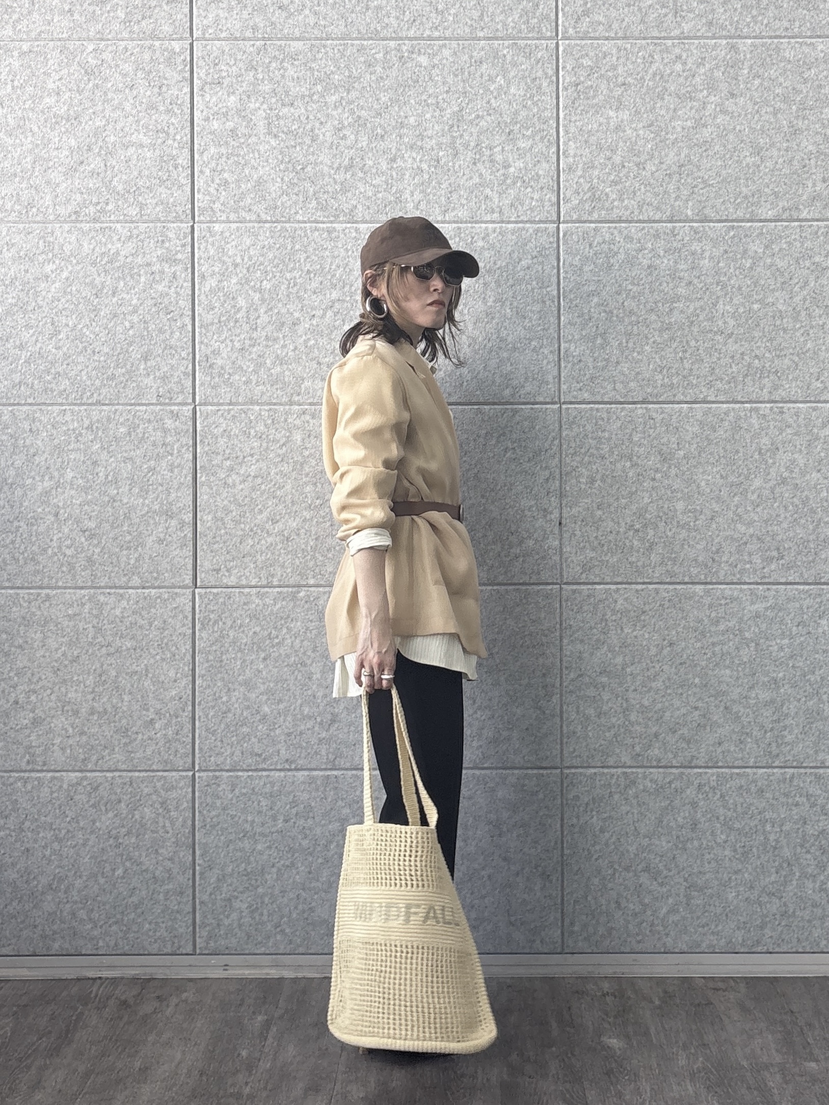 kotakiさんの「INDIVI｜【接触冷感/通気性】シアーシャツジャケット」を使ったコーディネート