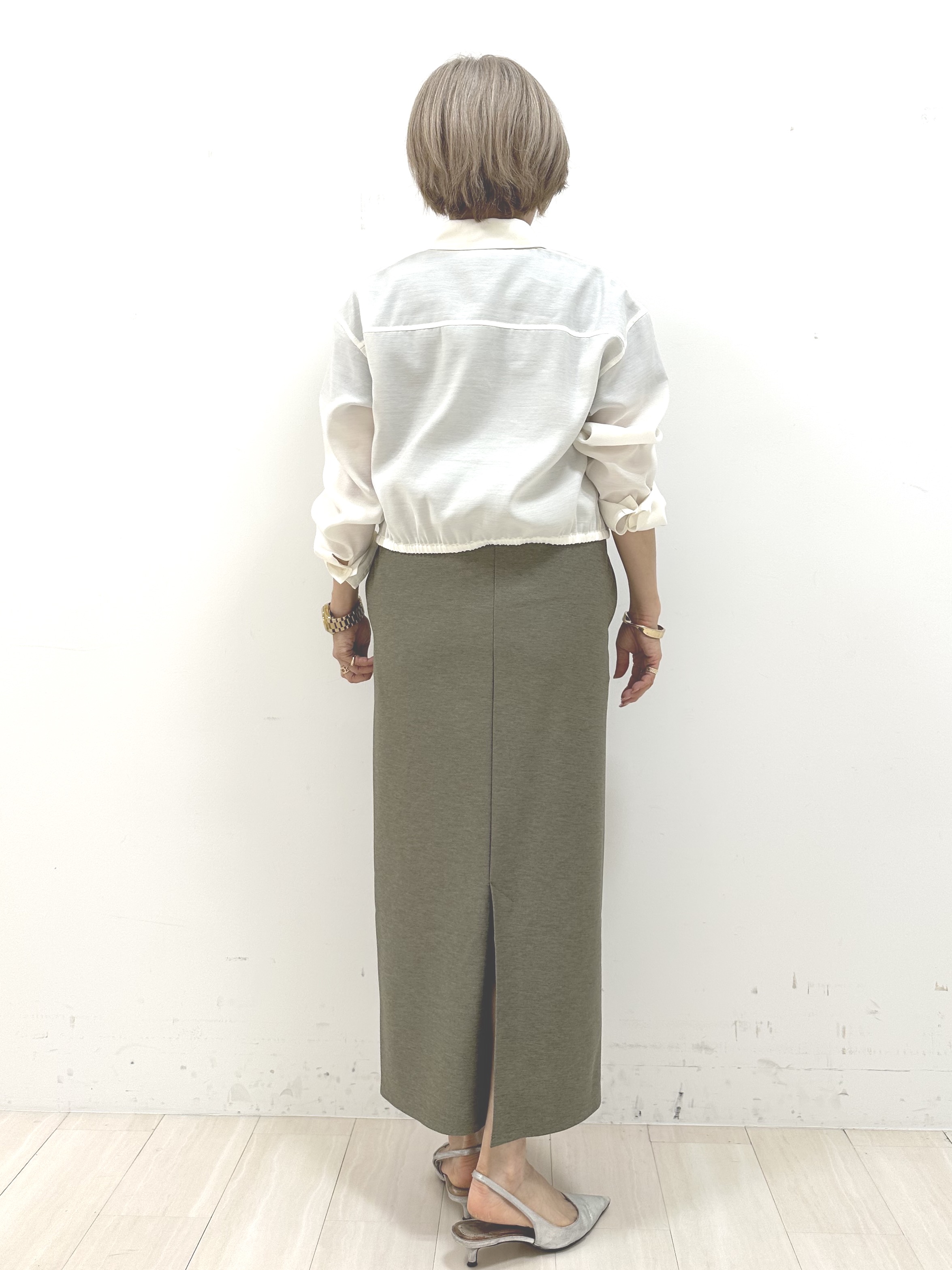 Sunさんの「COUP DE CHANCE｜【手洗い可】クロップドシャツ」を使ったコーディネート