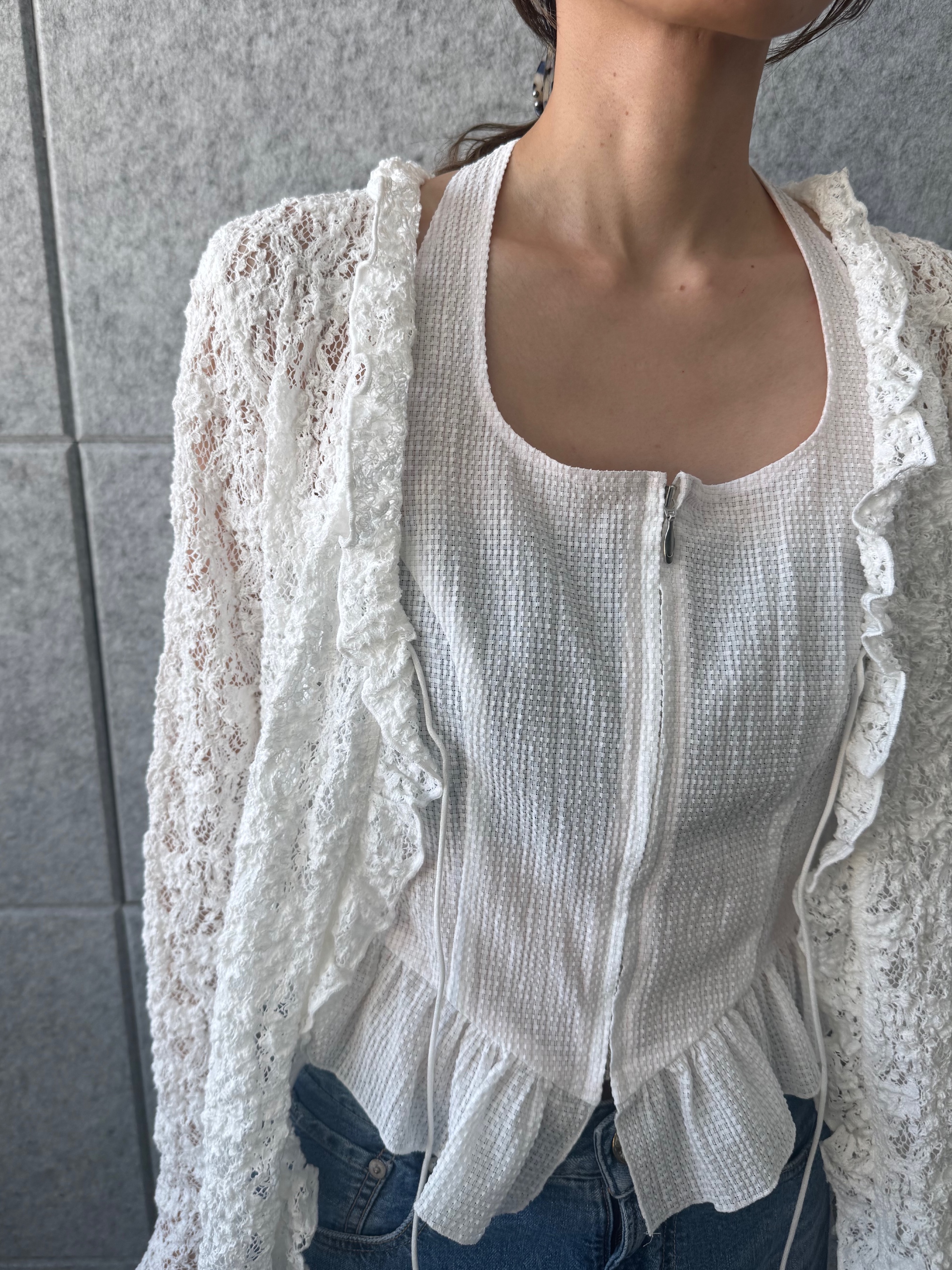 designer yukaさんの「CODE A｜halter neck bustier」を使ったコーディネート
