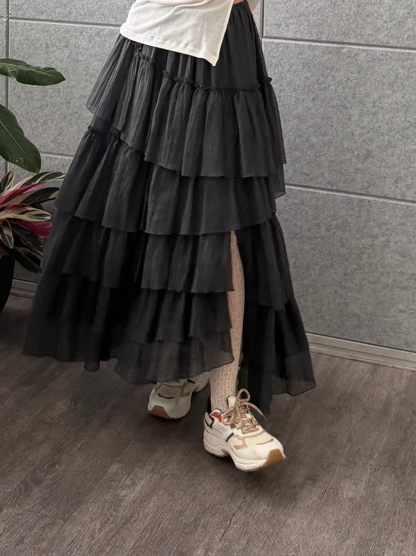 kanamiさんの「CODE A｜jersey ribbon pullover」を使ったコーディネート