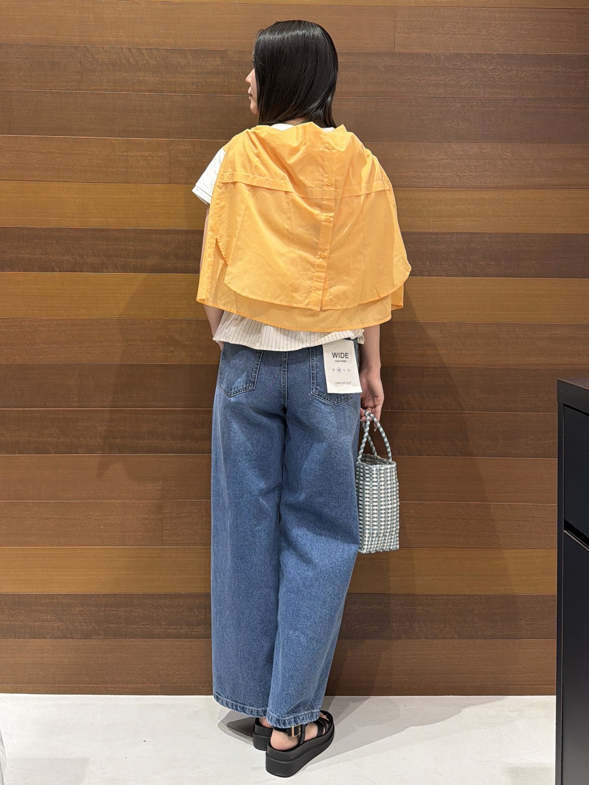 さやさんの「OPAQUE.CLIP｜ビスチェドッキングTシャツ【洗濯機OK】」を使ったコーディネート