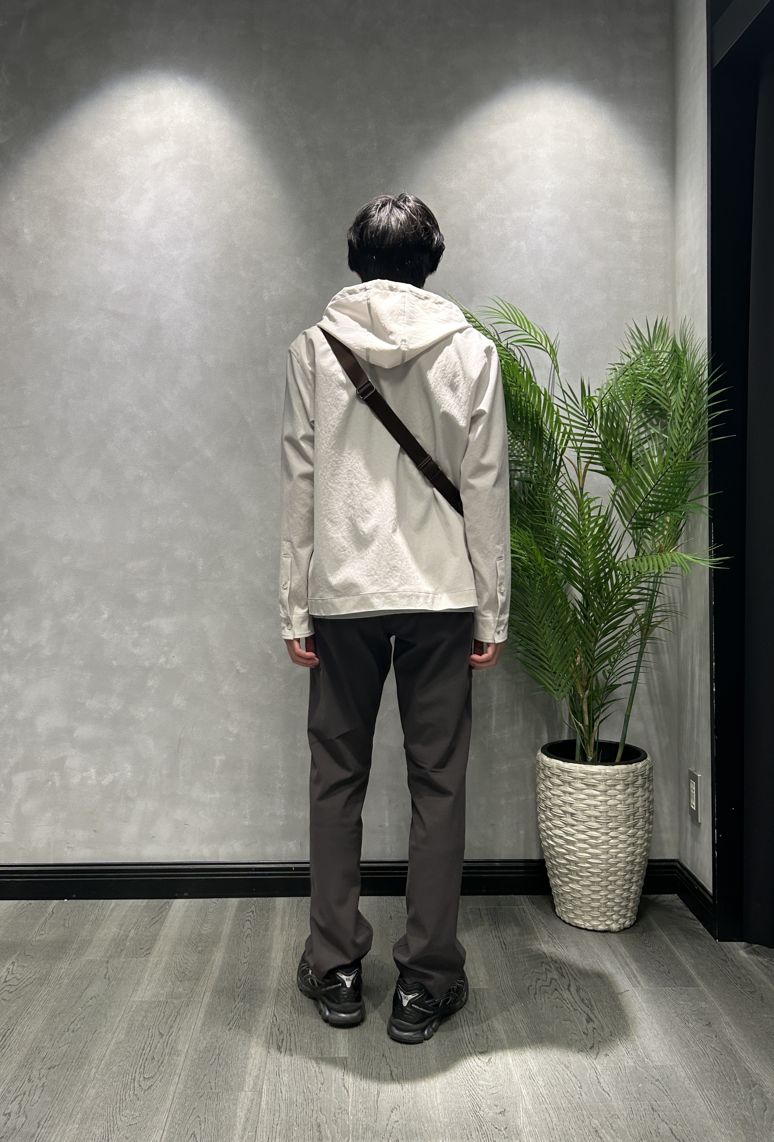 ruiさんの「TAKEO KIKUCHI｜【撥水・洗える・シワになりにくい】 リランチェ（R） フードブルゾン」を使ったコーディネート