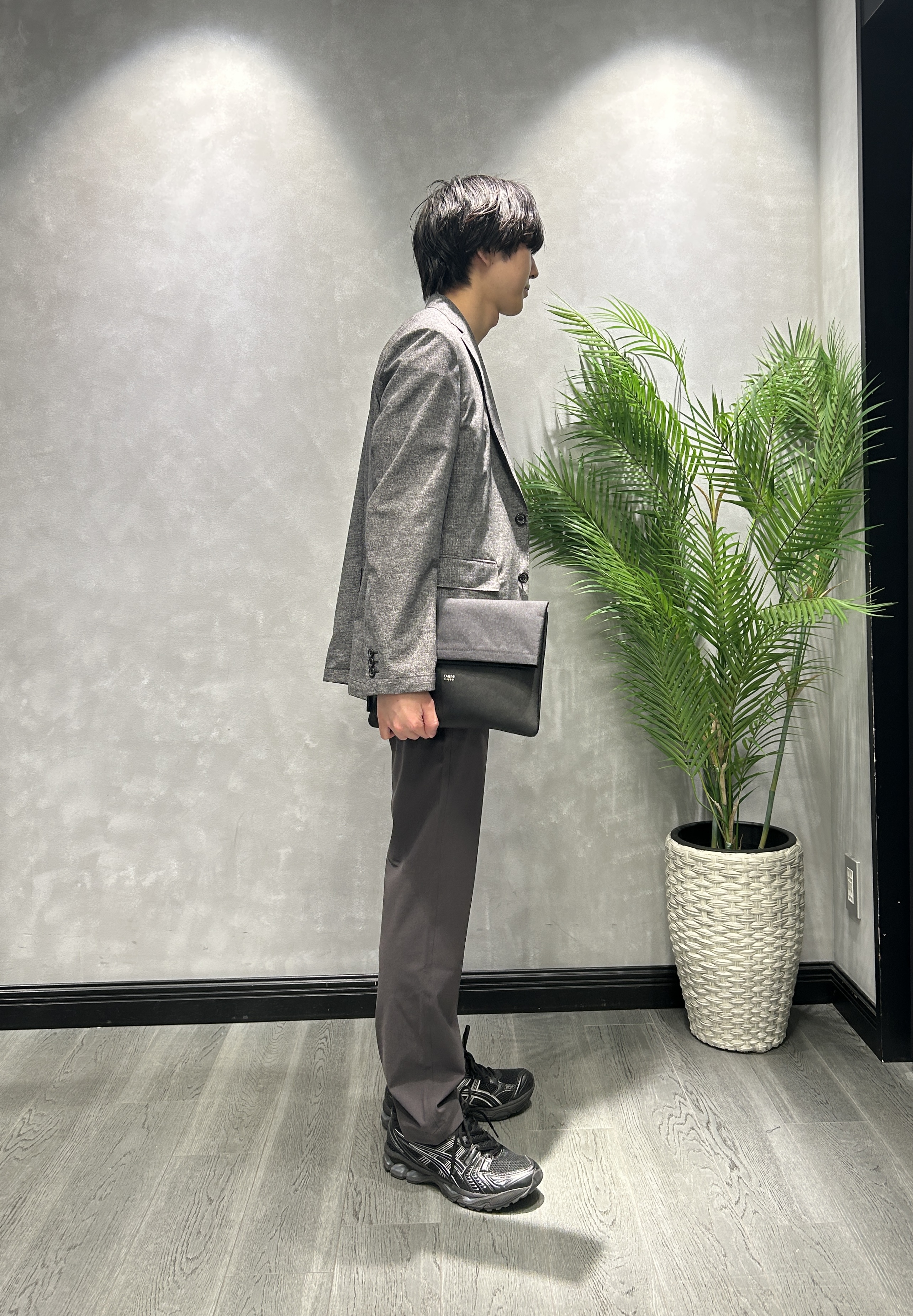 ruiさんの「TAKEO KIKUCHI｜【抗菌防臭】COOL DOTS（R）ドビープリント ジャケット」を使ったコーディネート