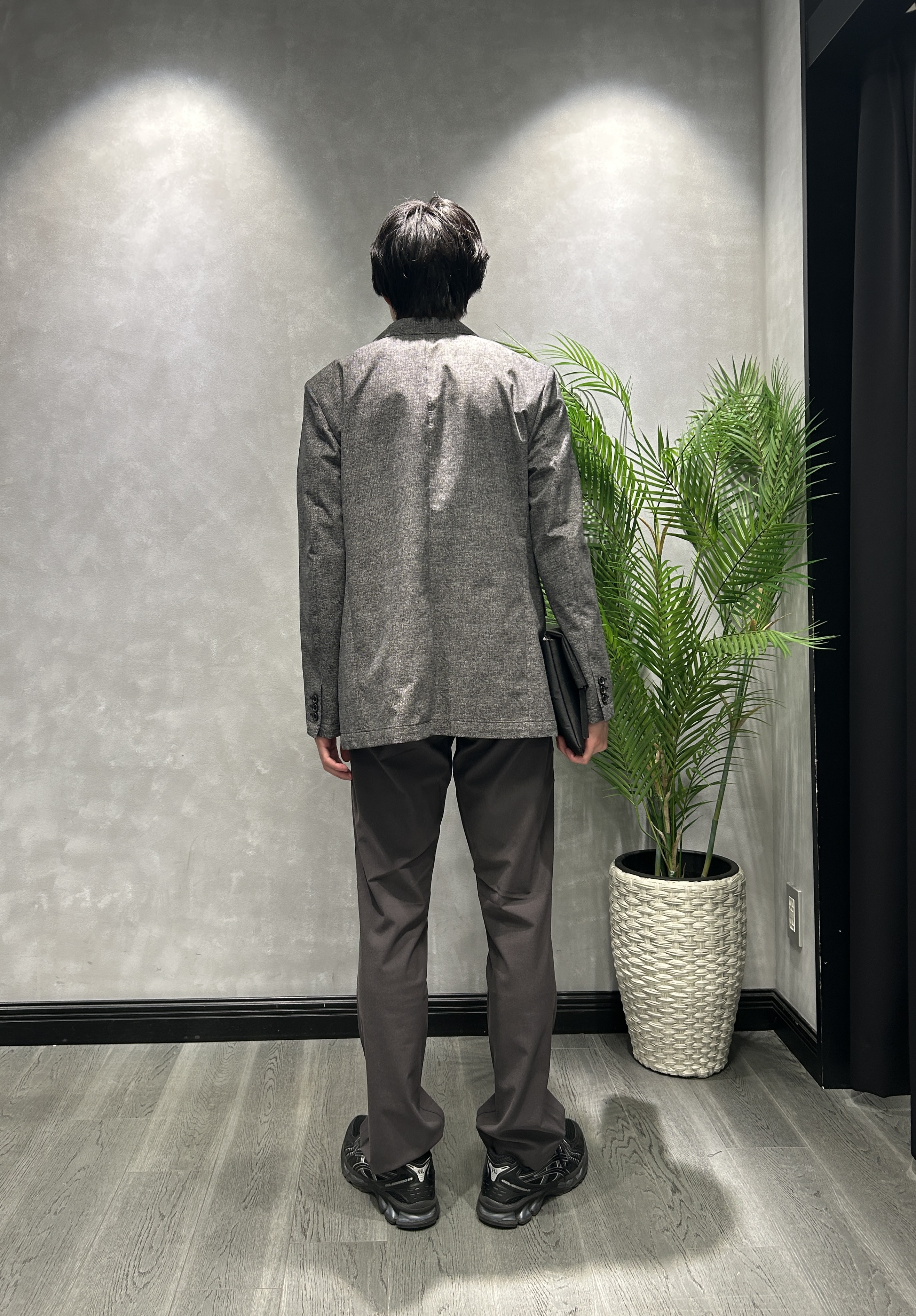 ruiさんの「TAKEO KIKUCHI｜【抗菌防臭】COOL DOTS（R）ドビープリント ジャケット」を使ったコーディネート