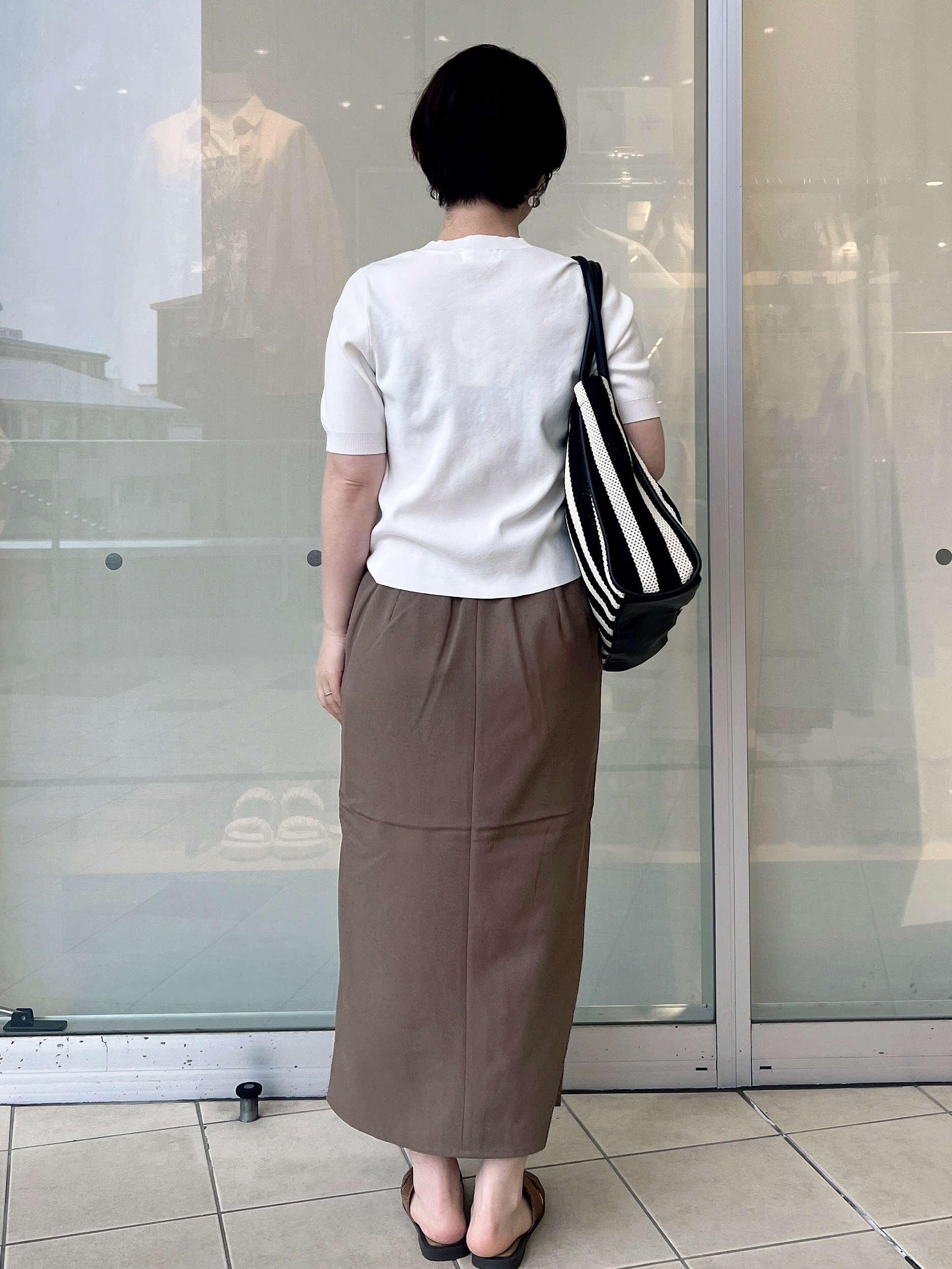 yo-koさんの「OPAQUE.CLIP｜ビジューモチーフニット【洗える】」を使ったコーディネート