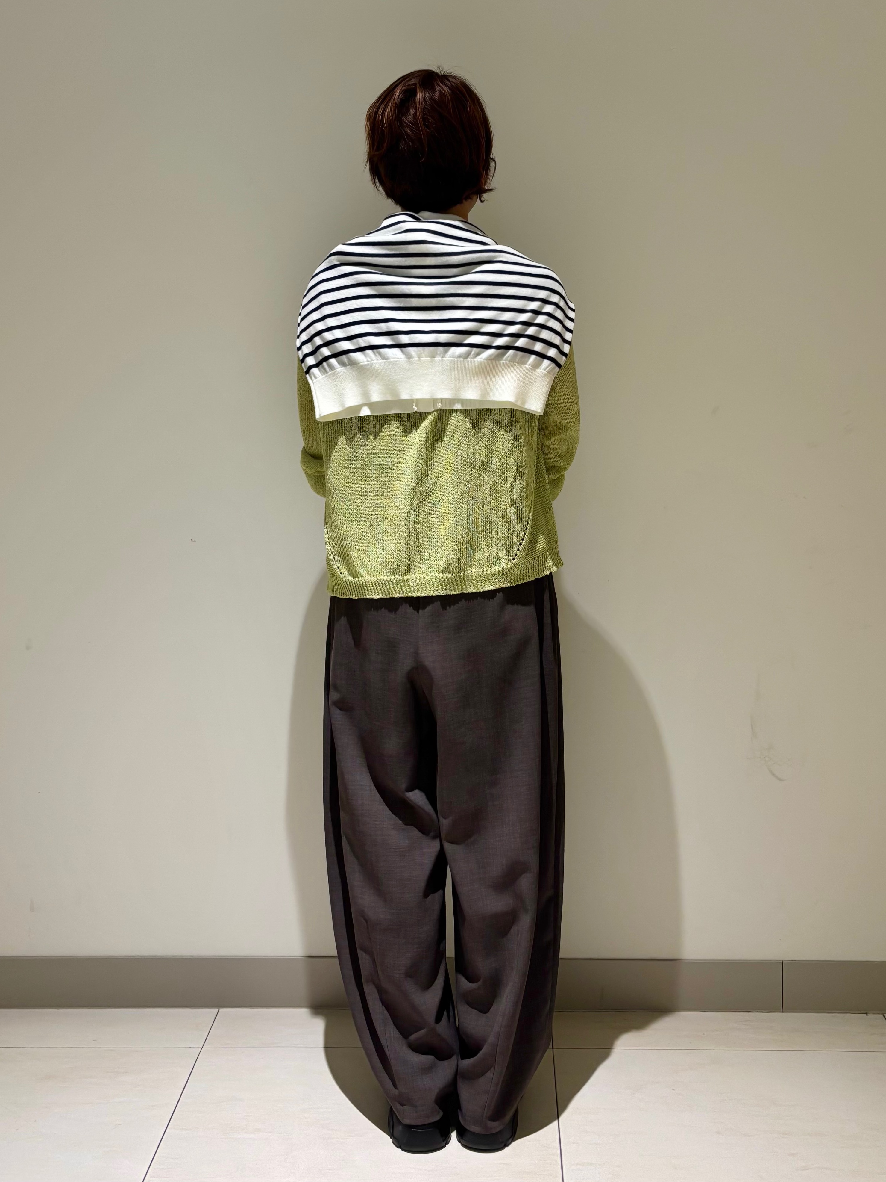 Haruさんの「Dessin｜【洗える】透かし編みデザインニット」を使ったコーディネート