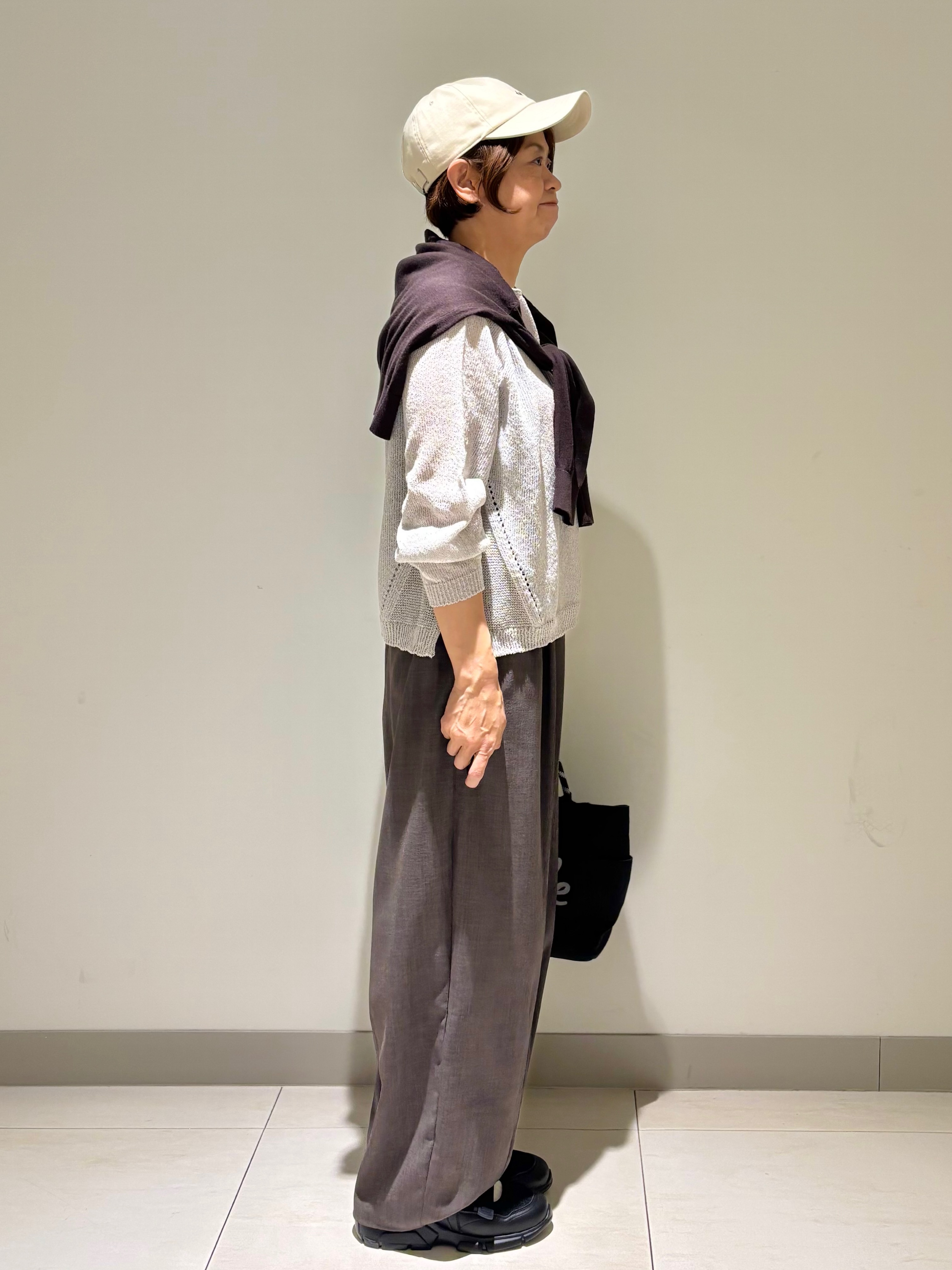 Haruさんの「Dessin｜【UVカット/接触冷感】カーヴィシルエットパンツ」を使ったコーディネート