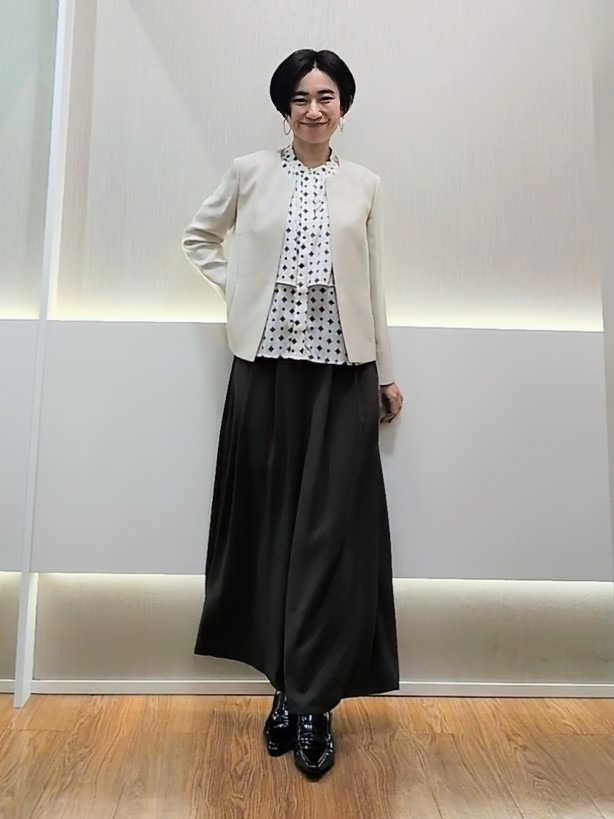 ミズタさんの「UNTITLED｜【清涼感/洗える】ミニマルシルエットジャケット」を使ったコーディネート