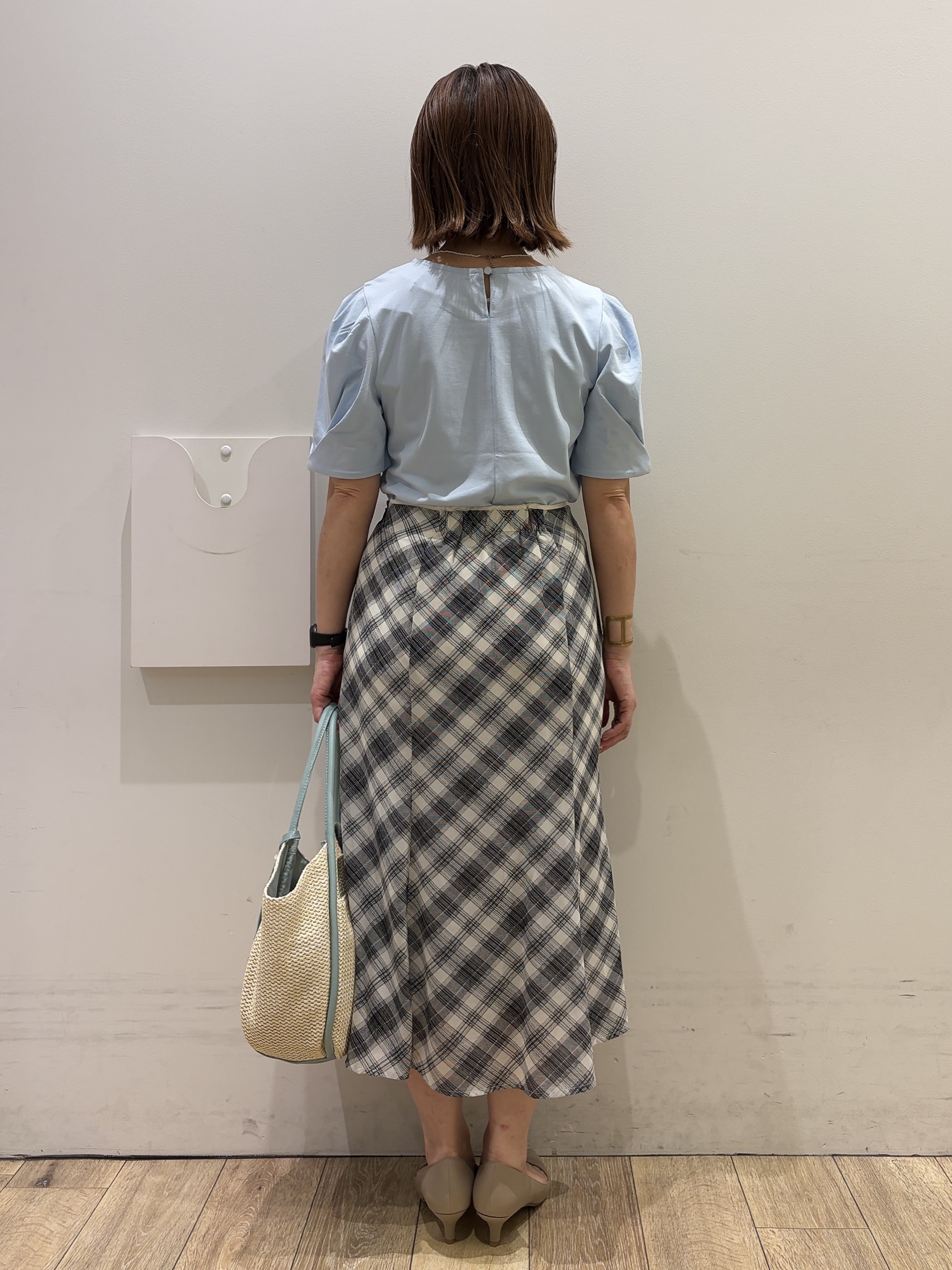 YUKOさんの「index｜《再入荷》ダブルブレストテーラードジャケット【接触冷感／吸水速乾／イージーアイロン／防シワ／洗濯機O」を使ったコーディネート