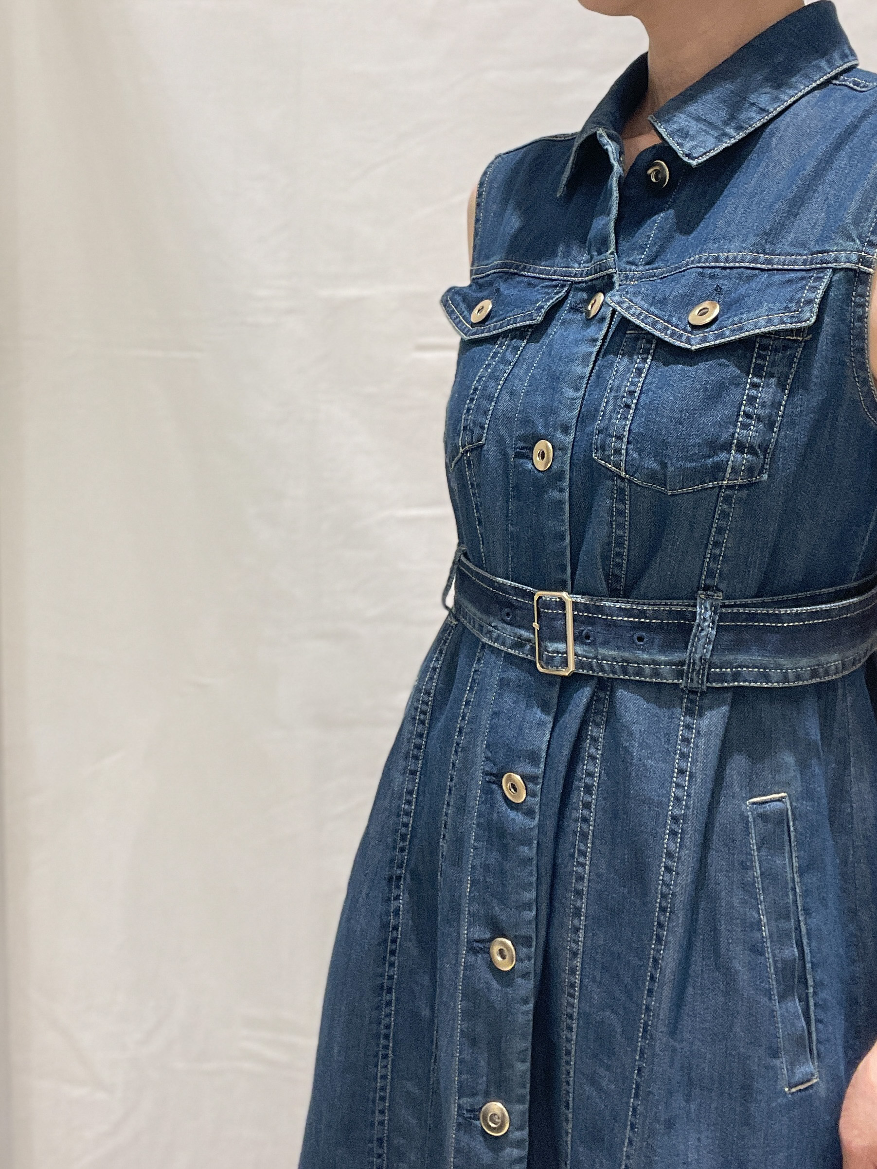 hiroさんの「grove｜【イージーケア】麻混クロップドシャツ」を使ったコーディネート