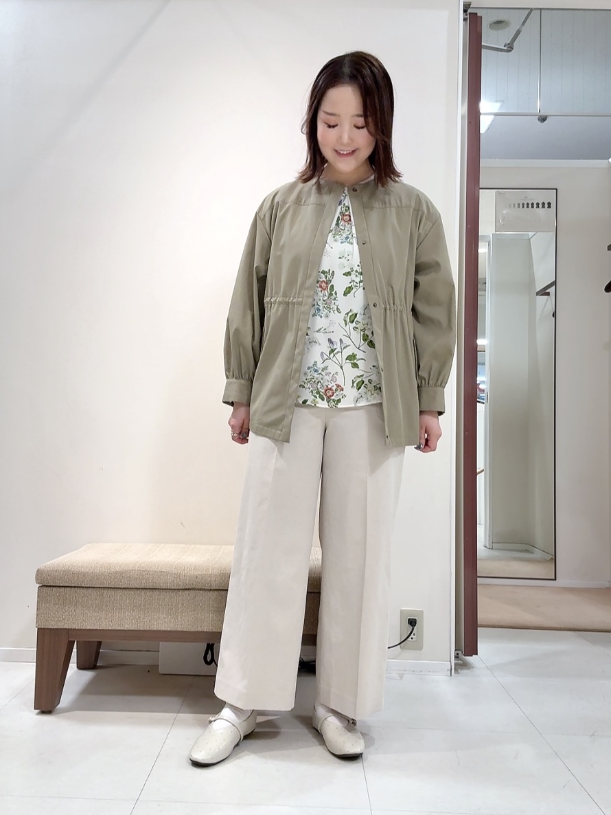 YUIさんの「UNTITLED｜◆【はっ水】ライトコットンミリタリーコート」を使ったコーディネート