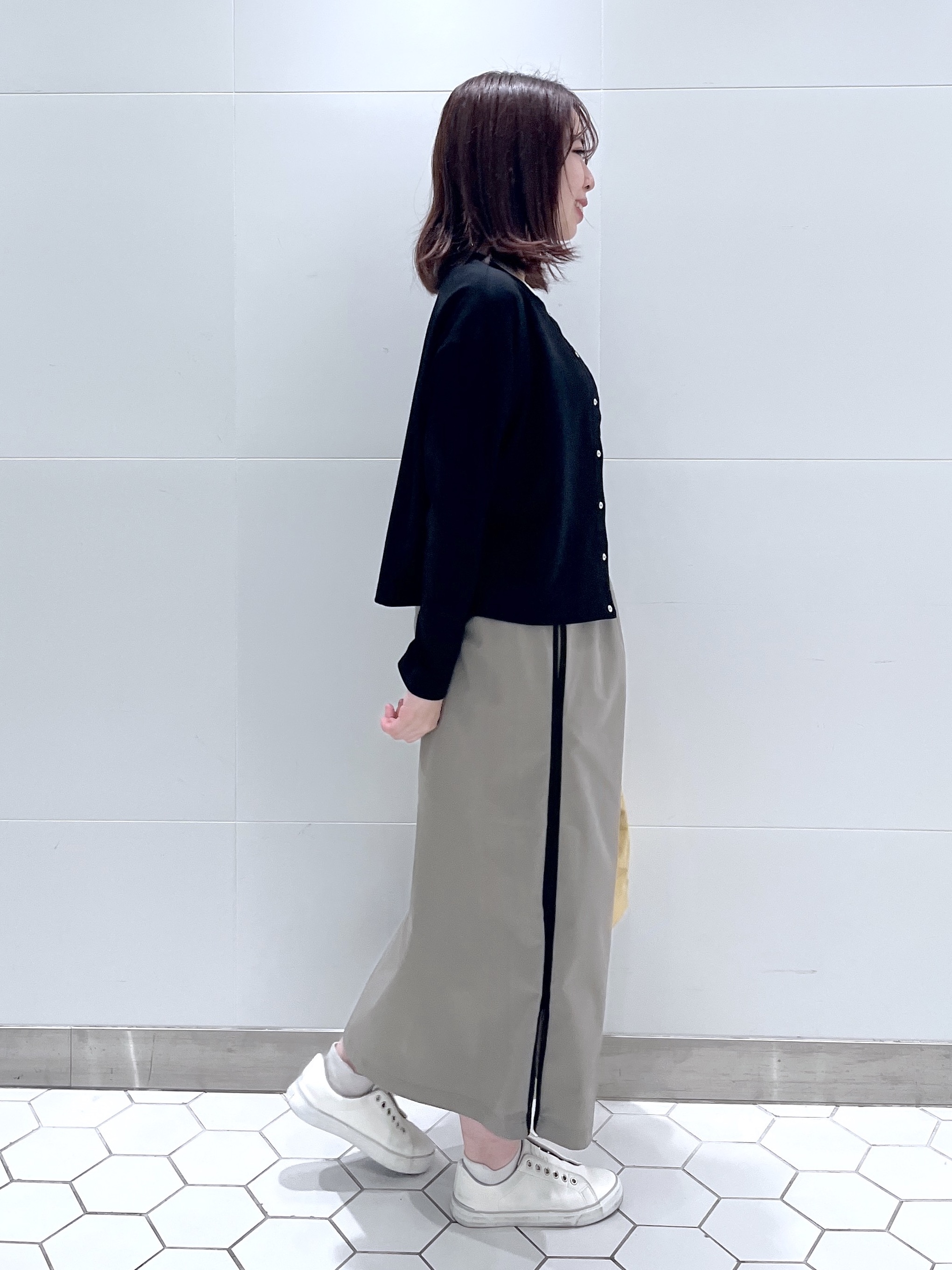 Makinoさんの「Dessin｜【洗える】スナップボタンカーディガン」を使ったコーディネート