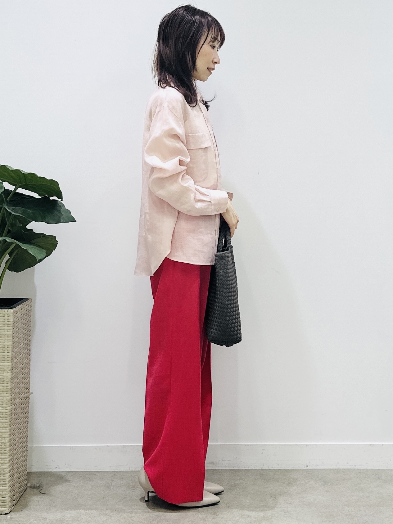Miwaさんの「UNTITLED｜【接触冷感】ドライタッチシャツ」を使ったコーディネート