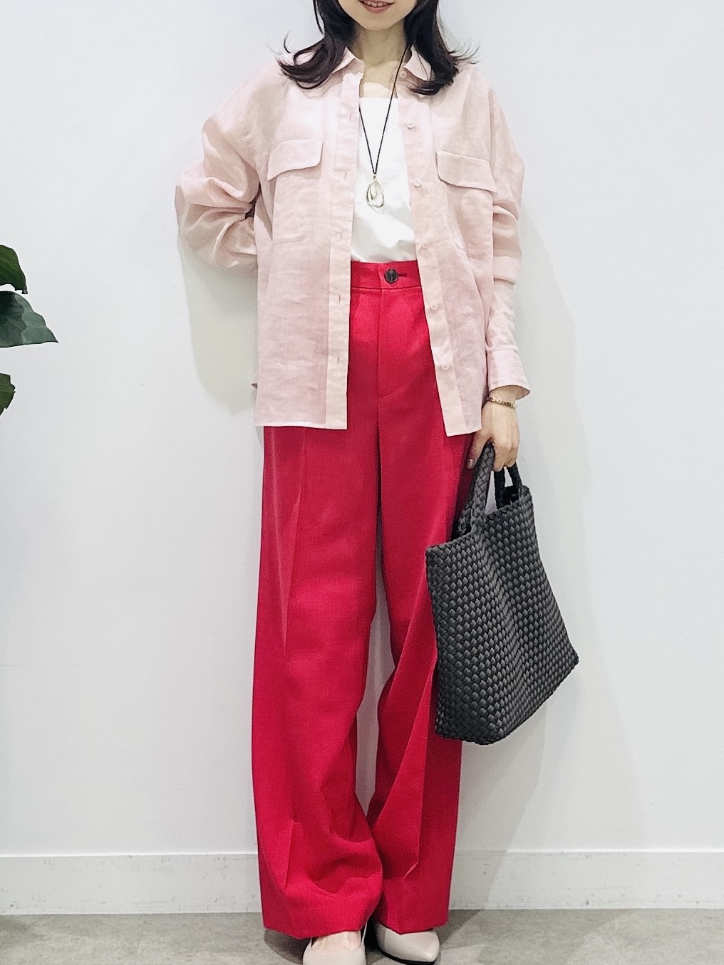 Miwaさんの「UNTITLED｜【接触冷感】ドライタッチシャツ」を使ったコーディネート