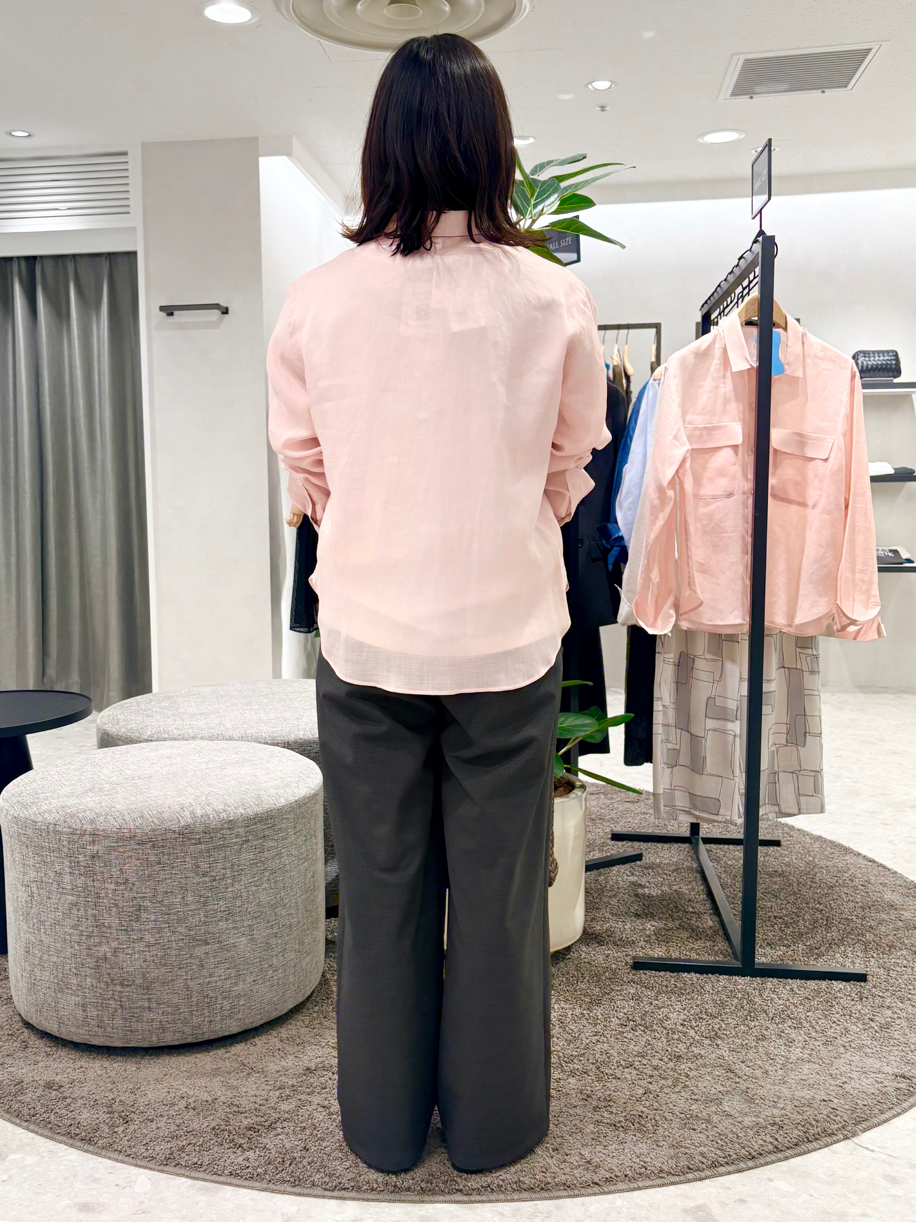 サオリさんの「UNTITLED｜【接触冷感】ドライタッチシャツ」を使ったコーディネート