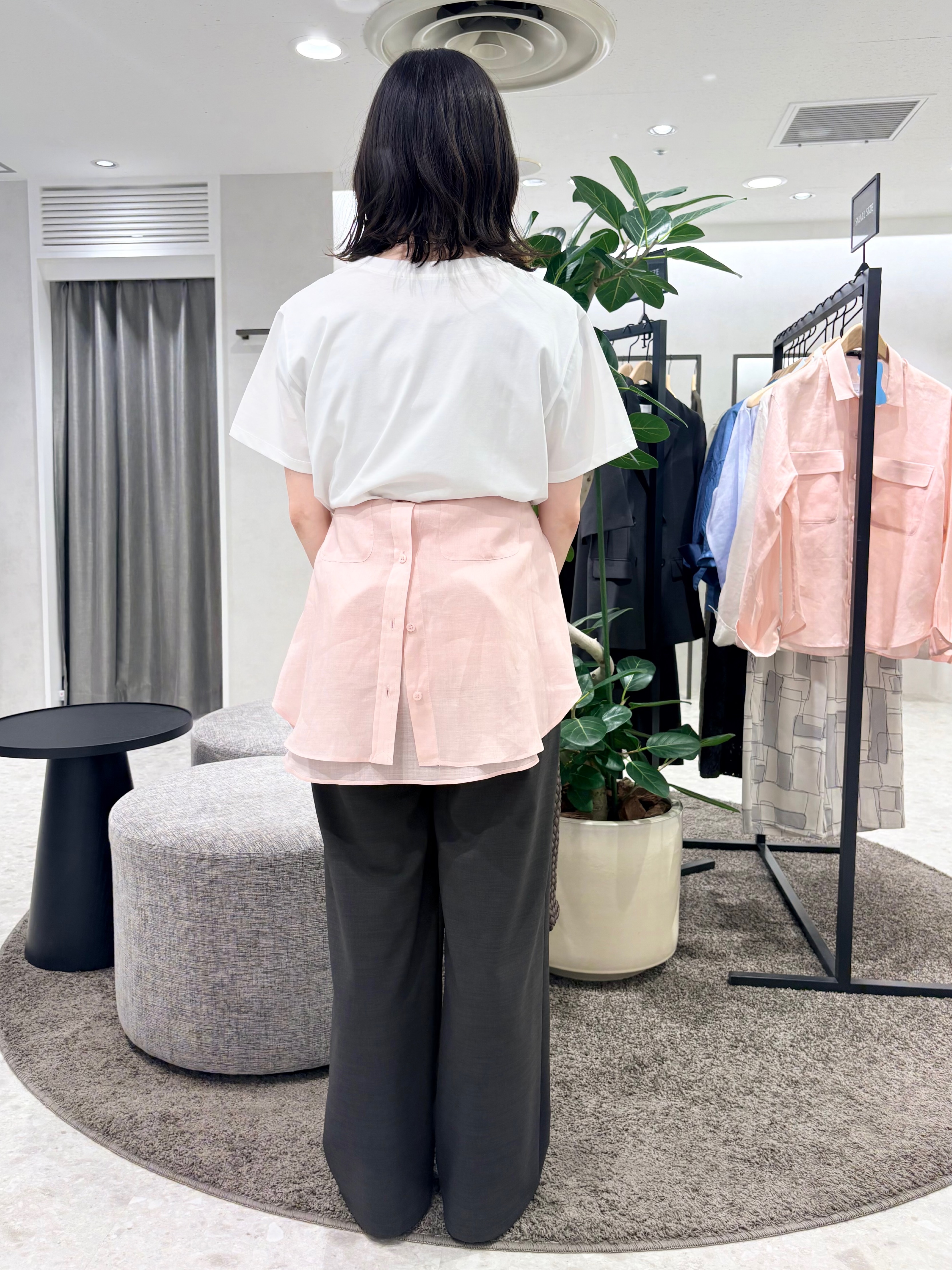 サオリさんの「UNTITLED｜【接触冷感】ドライタッチシャツ」を使ったコーディネート