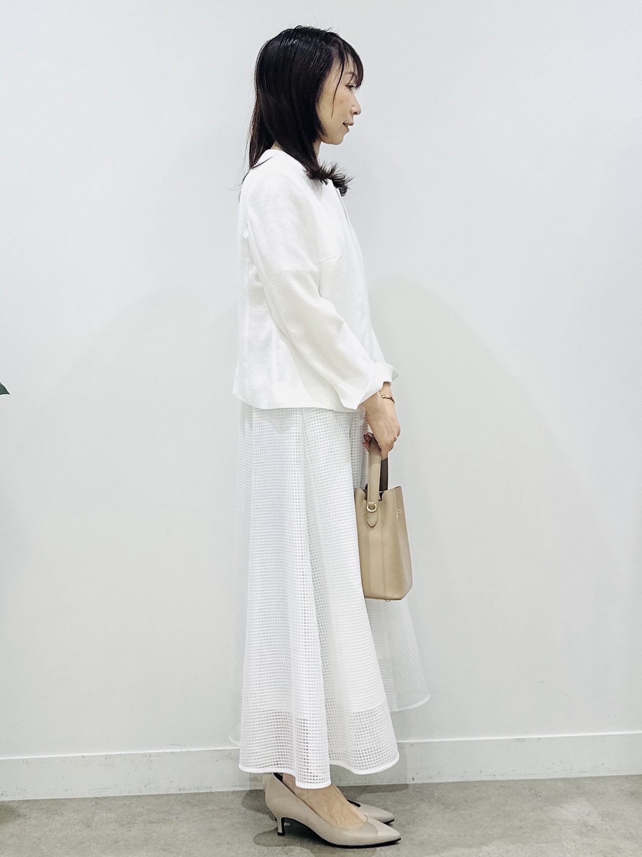 Miwaさんの「UNTITLED｜【清涼感/洗える】ミニマルシルエットジャケット」を使ったコーディネート