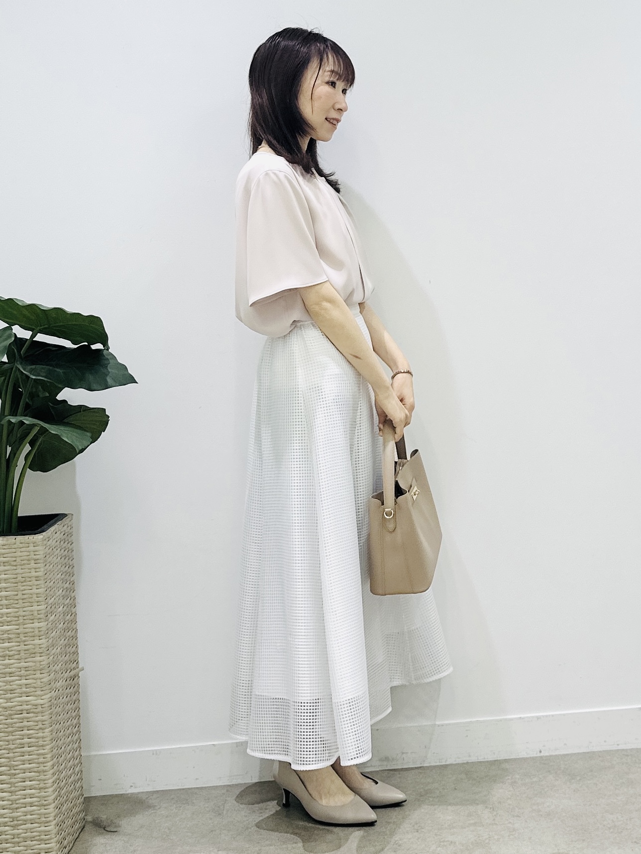 Miwaさんの「UNTITLED｜【清涼感/洗える】ミニマルシルエットジャケット」を使ったコーディネート