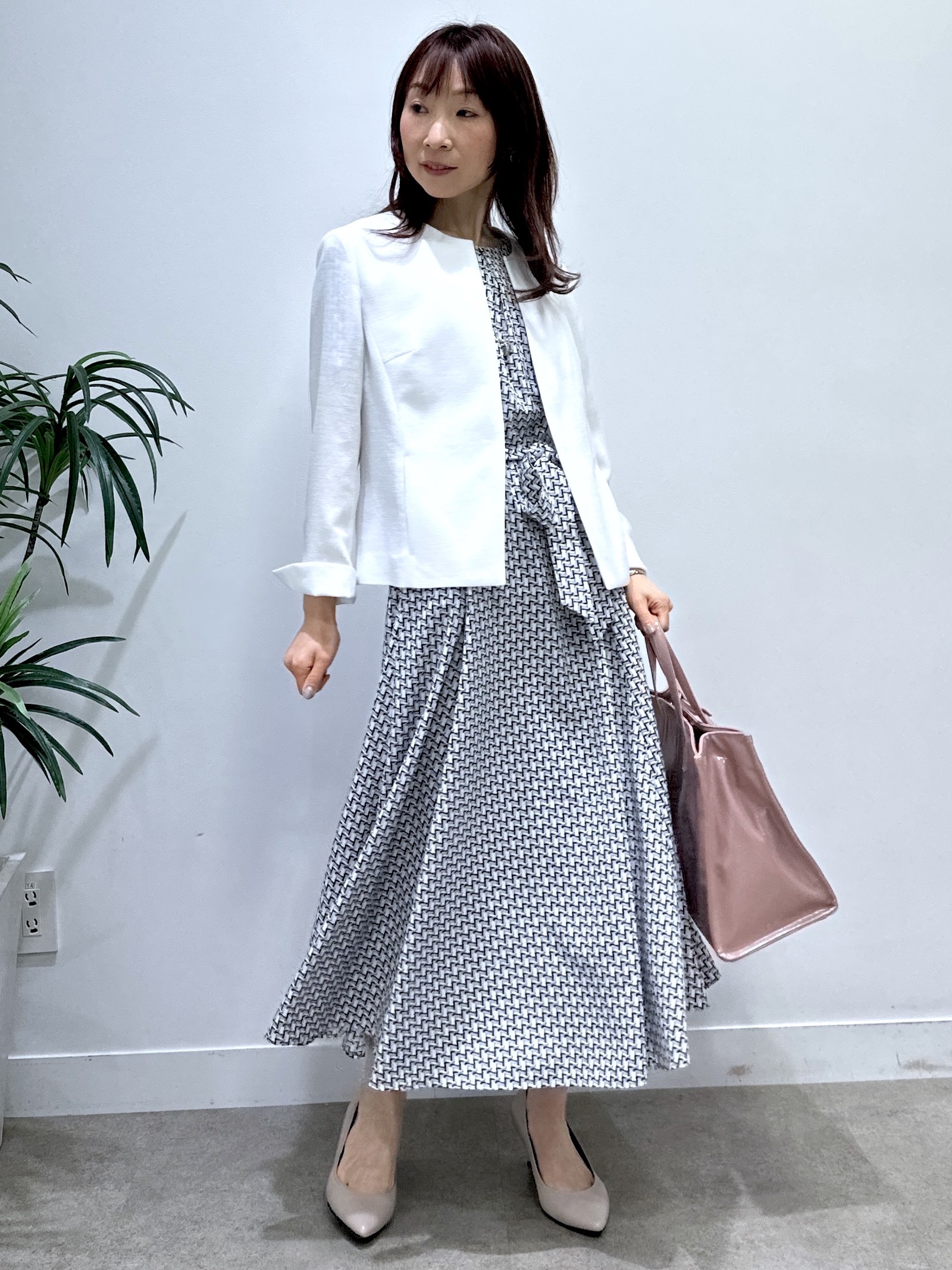 Miwaさんの「UNTITLED｜【清涼感/洗える】ミニマルシルエットジャケット」を使ったコーディネート