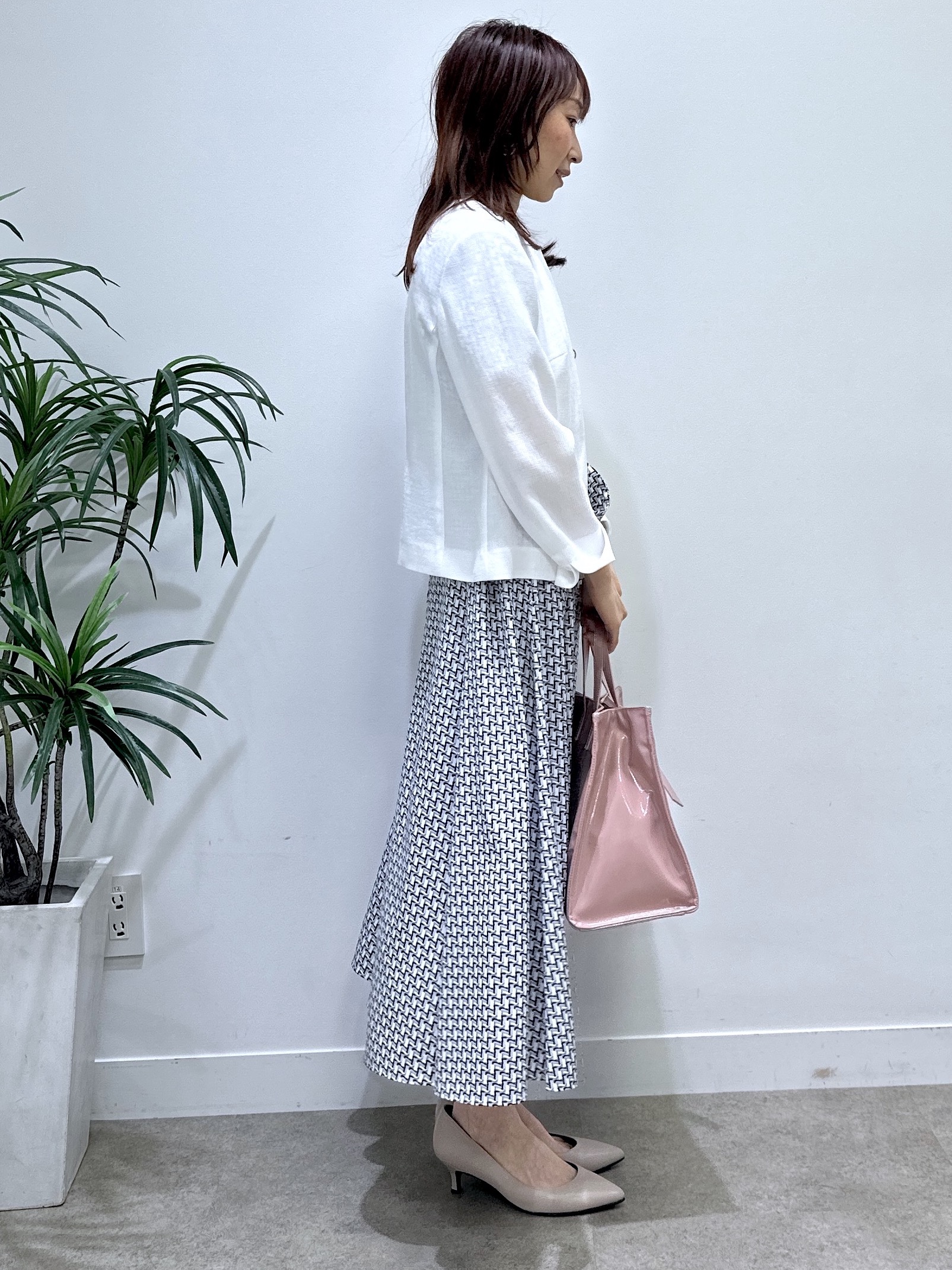 Miwaさんの「UNTITLED｜【清涼感/洗える】ミニマルシルエットジャケット」を使ったコーディネート