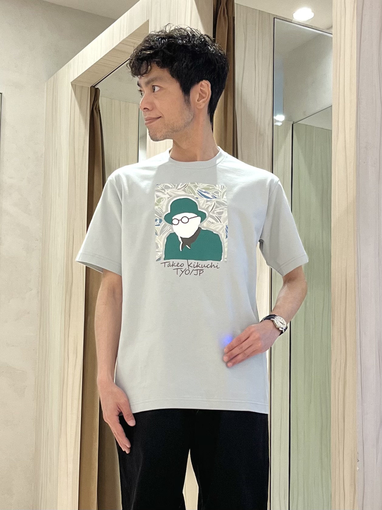 URAさんの「TAKEO KIKUCHI｜【撥水・洗える・シワになりにくい】 リランチェ（R） シャツ」を使ったコーディネート