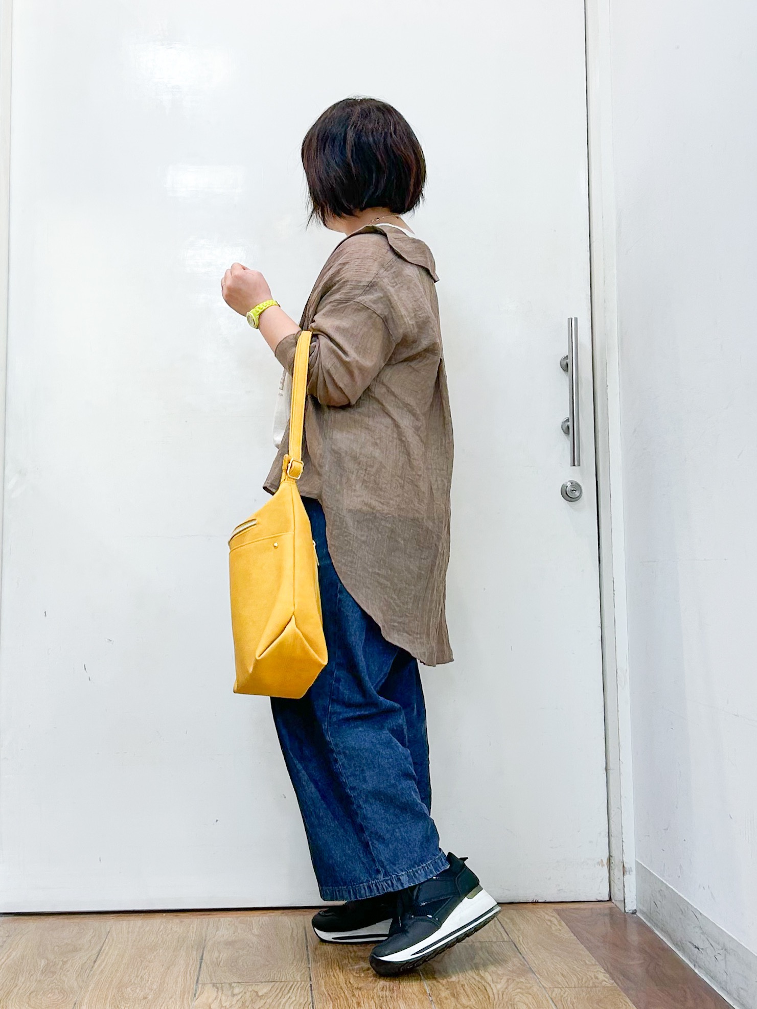 haruさんの「SHOO･LA･RUE｜【綿100％/S-LL/プチプラ】選べる3柄 プリントアソートTシャツ」を使ったコーディネート