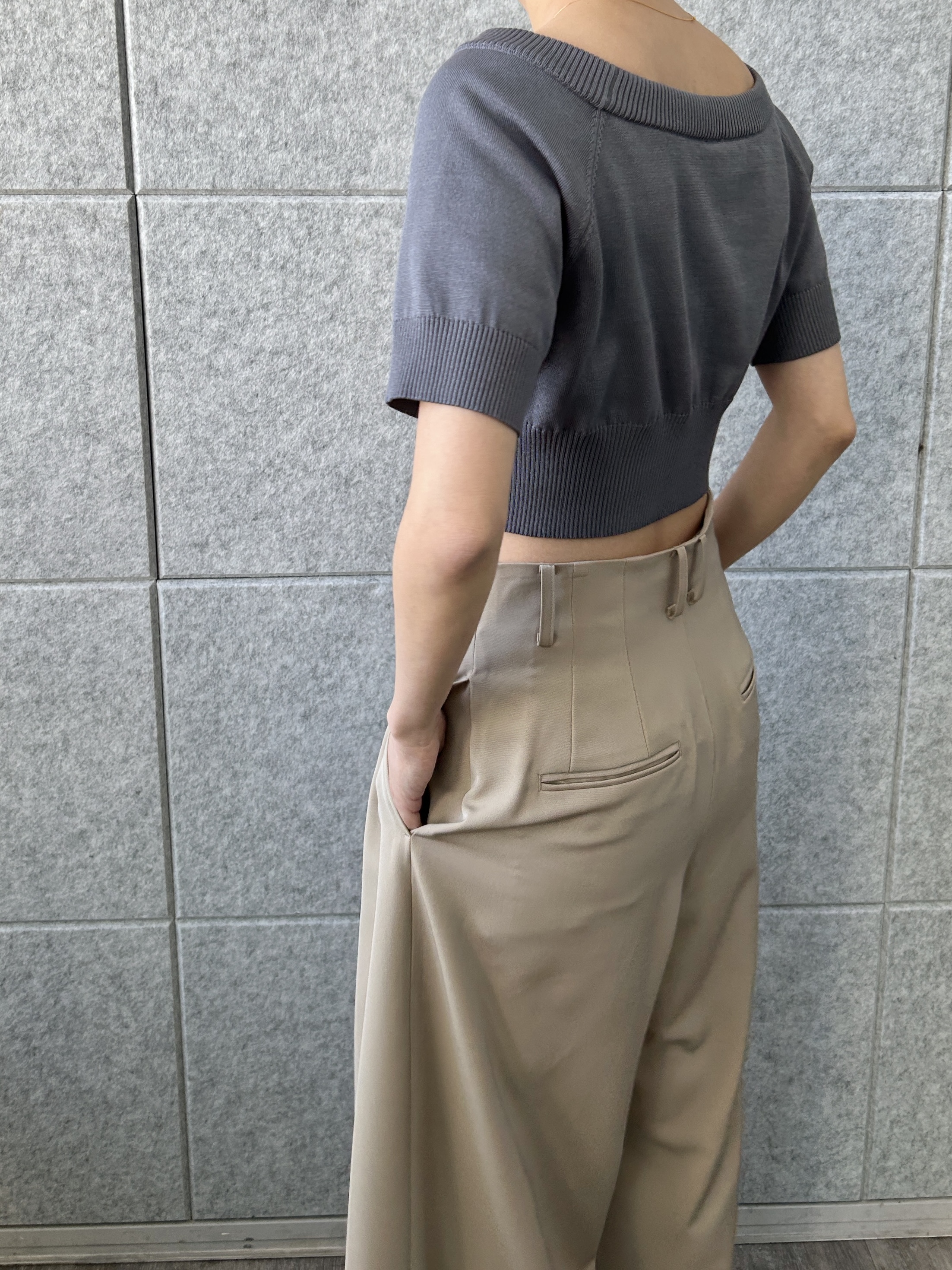 harunaさんの「CODE A｜zip wide pants」を使ったコーディネート