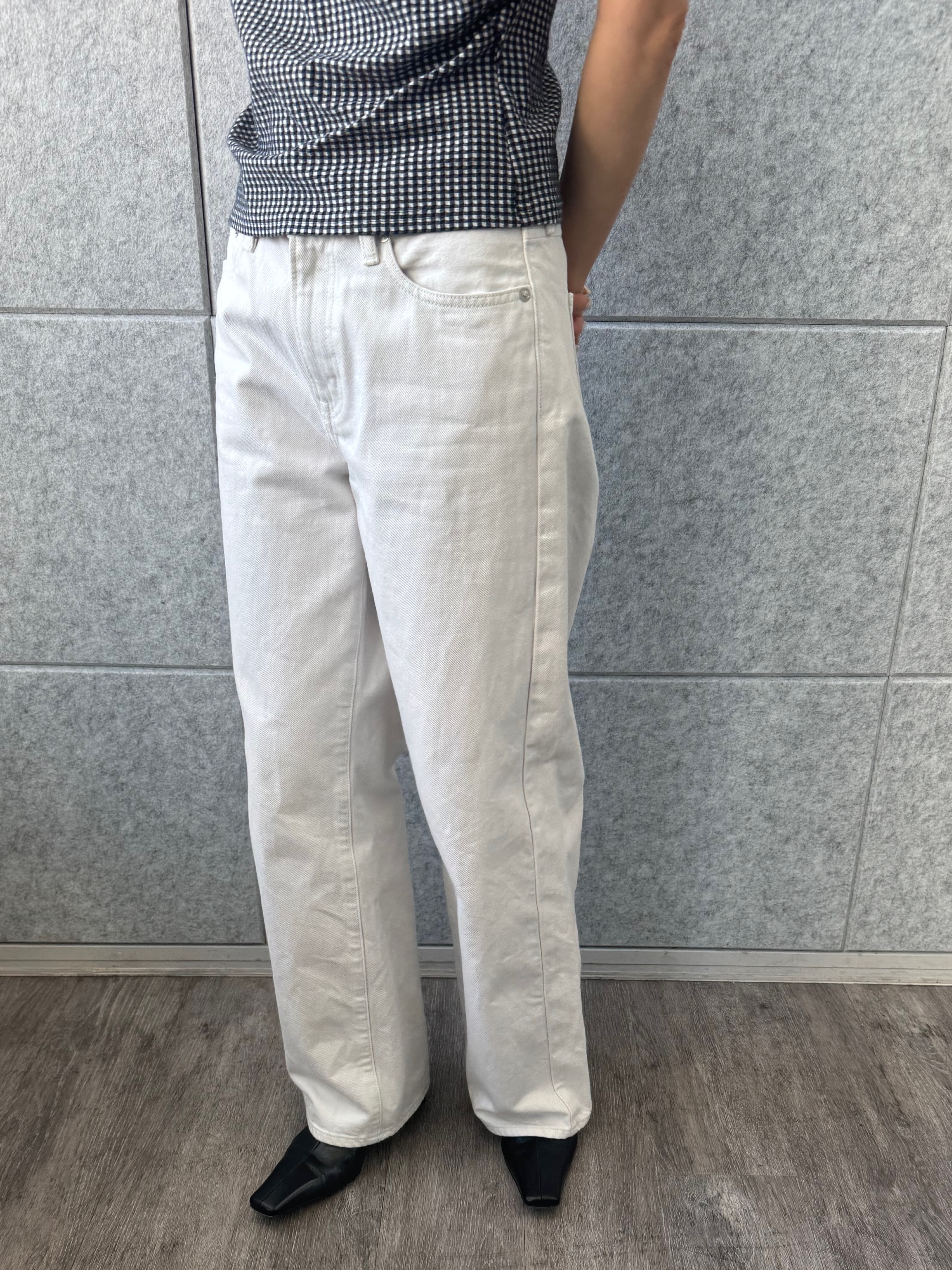 designer yukaさんの「CODE A｜gingham edge tops」を使ったコーディネート