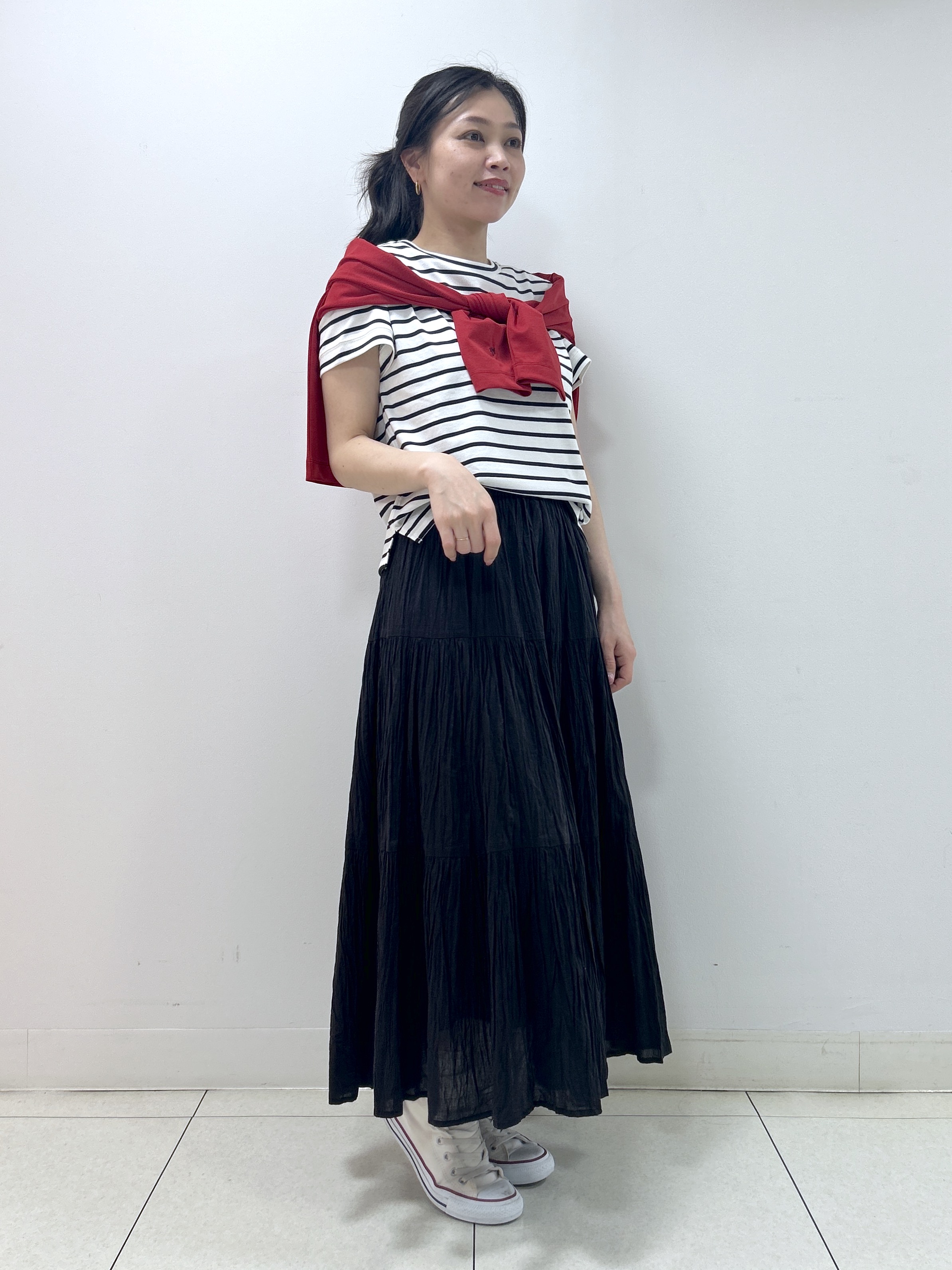 Kaiさんの「Dessin｜【洗える】半袖ボックスシルエットカットソー」を使ったコーディネート