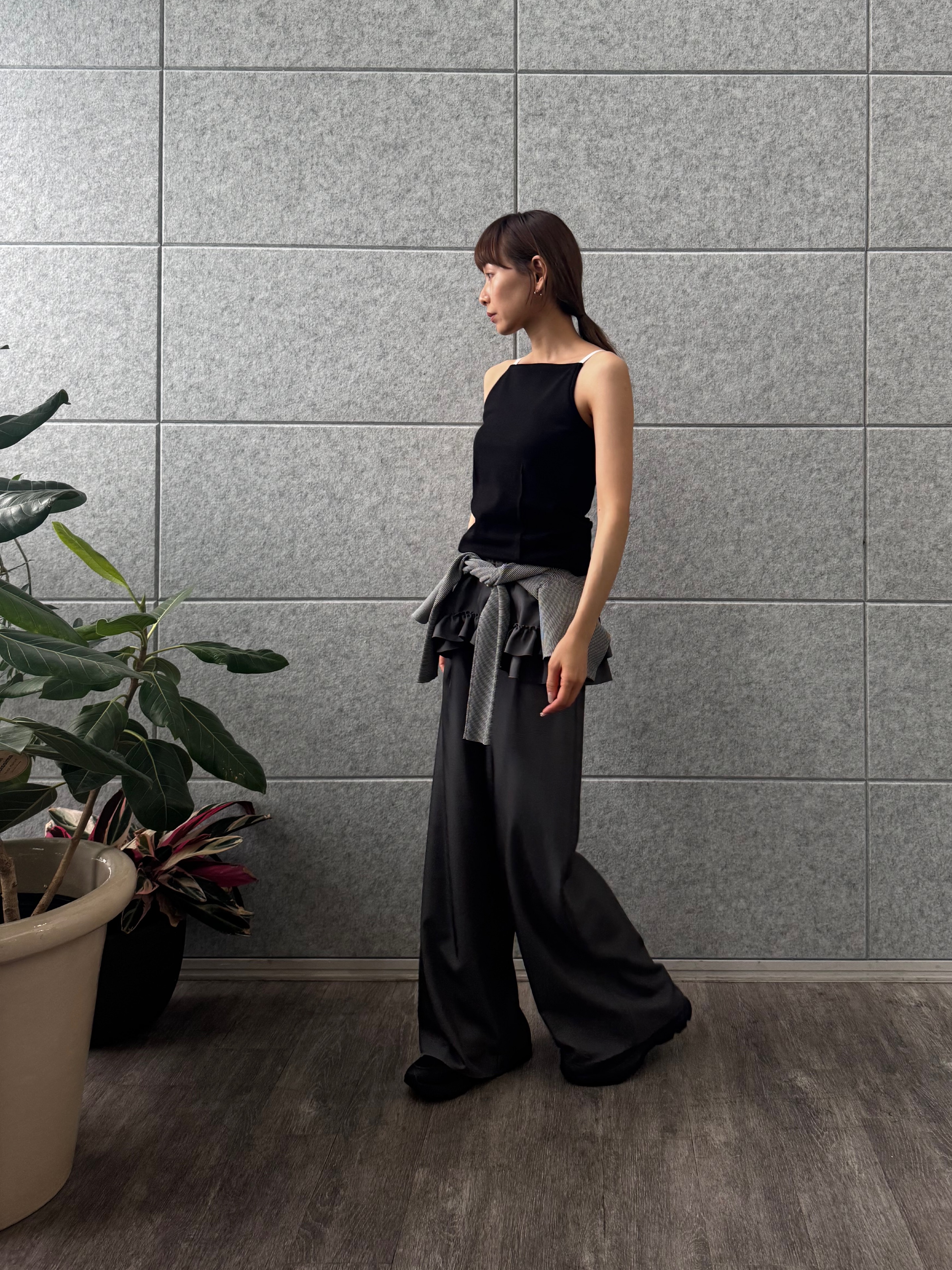 designer yukaさんの「CODE A｜【Cup-in】edge line camisole」を使ったコーディネート