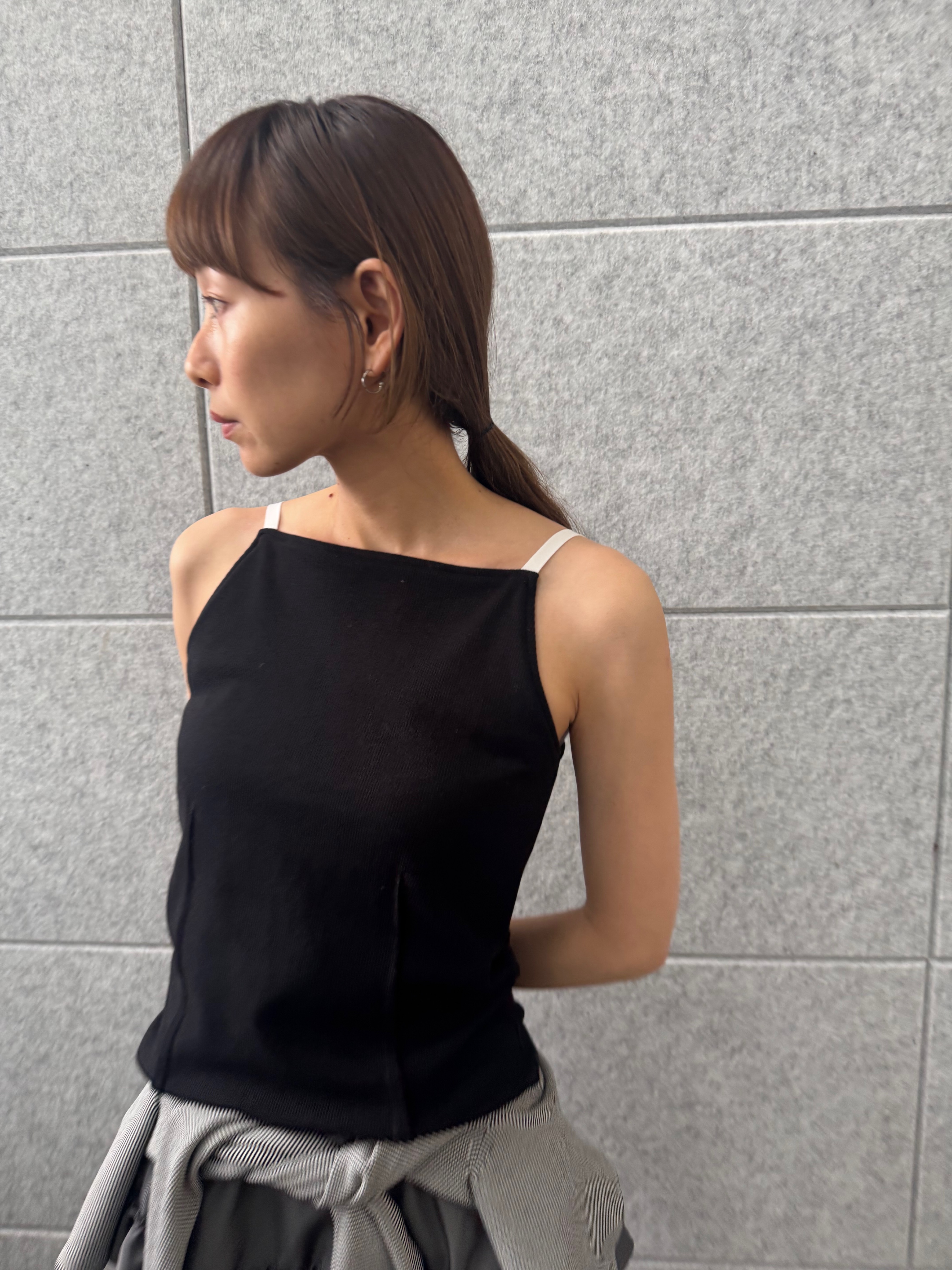 designer yukaさんの「CODE A｜【Cup-in】edge line camisole」を使ったコーディネート