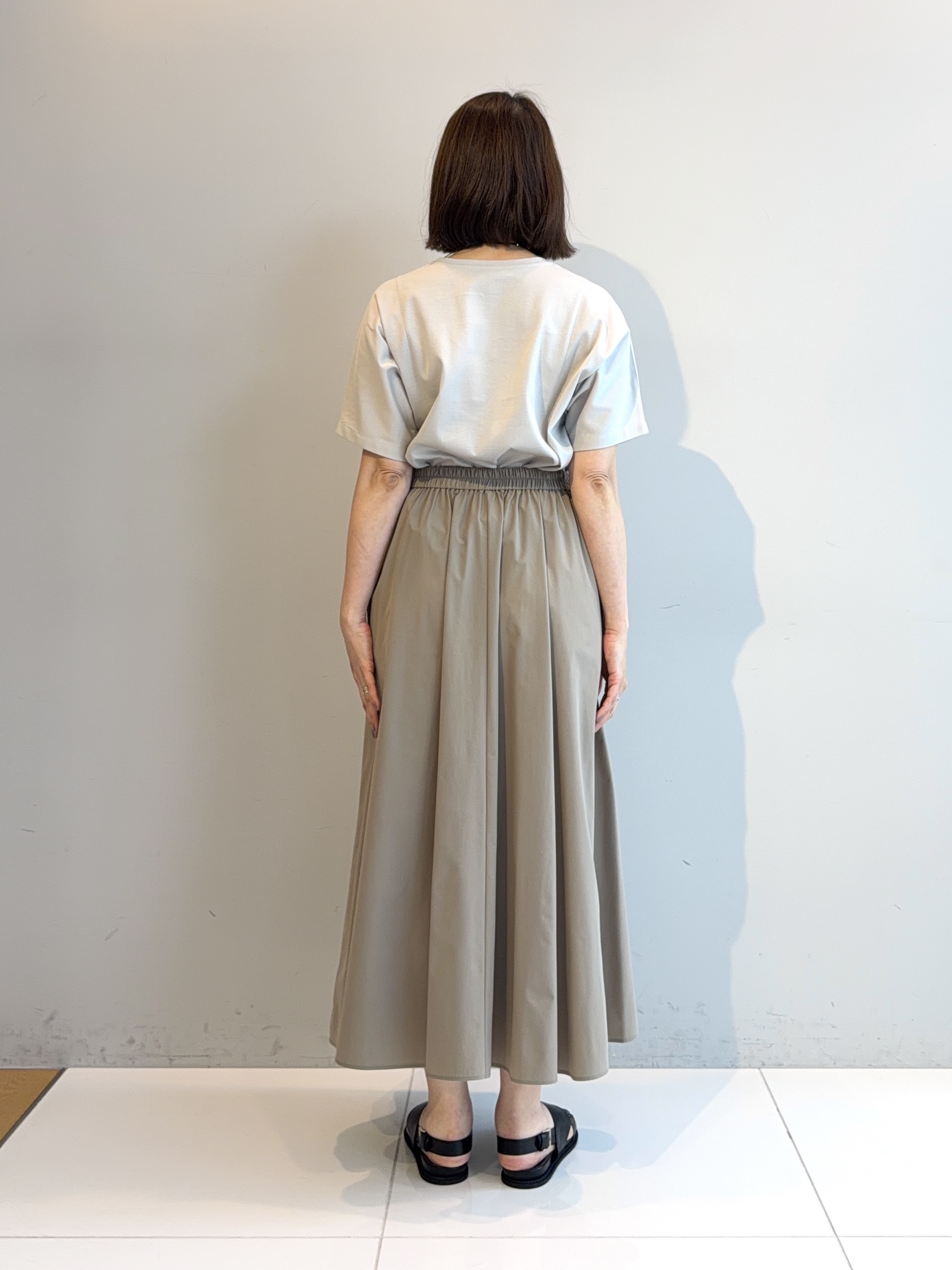 murayamaさんの「INDIVI｜【接触冷感／透湿／着る日傘】ドルマンダブルジャケット」を使ったコーディネート
