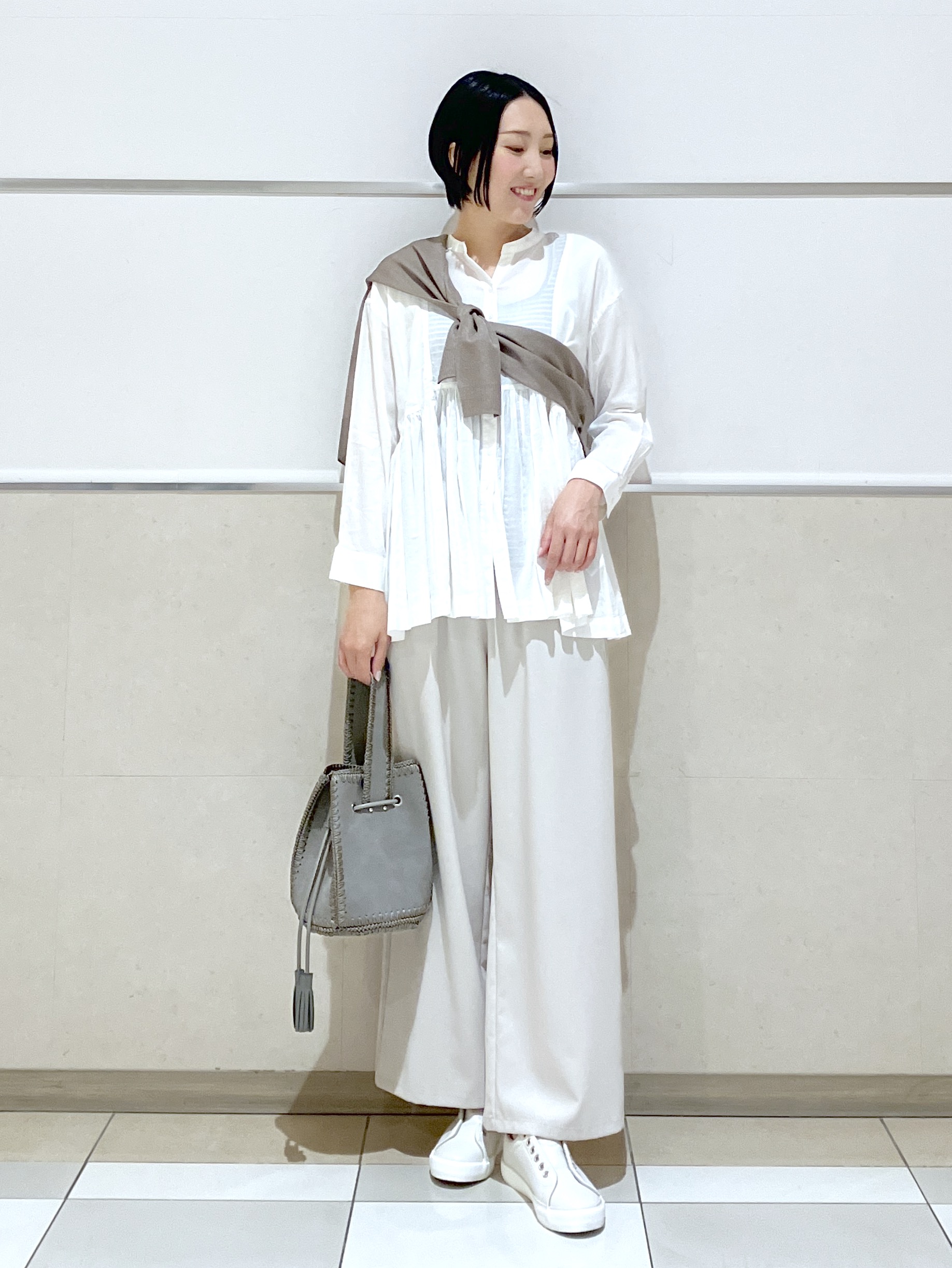 eriko さんの「Dessin｜ボイルブラウス」を使ったコーディネート