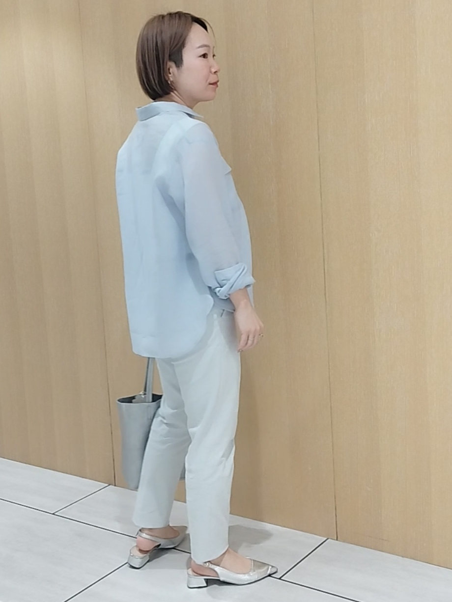 s u g iさんの「UNTITLED｜【接触冷感】ドライタッチシャツ」を使ったコーディネート