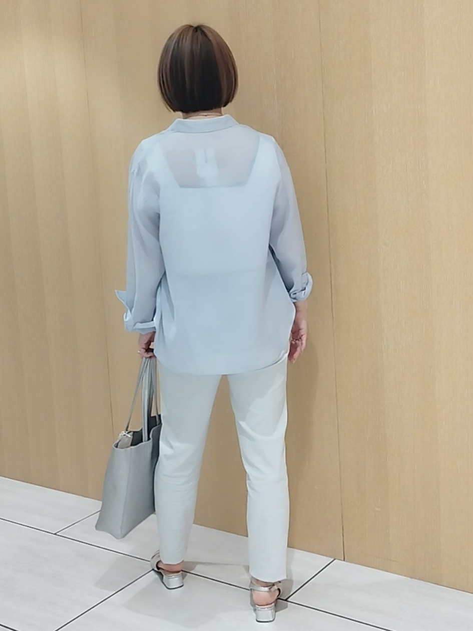 s u g iさんの「UNTITLED｜【接触冷感】ドライタッチシャツ」を使ったコーディネート