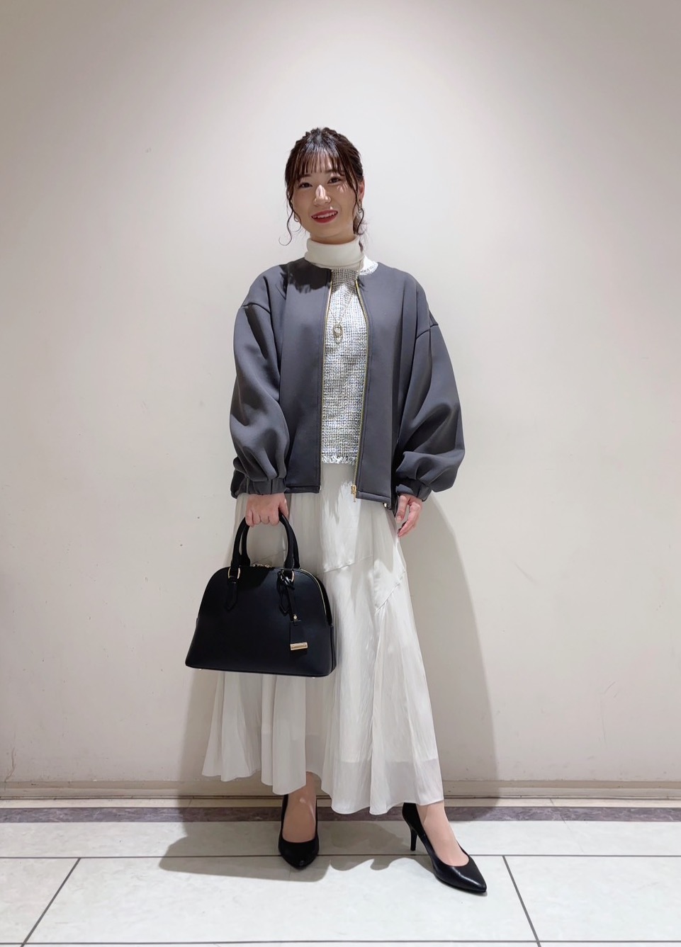 ユナさんの「UNTITLED｜◆【春アウター/ゆったり】ダンボールジップブルゾン」を使ったコーディネート