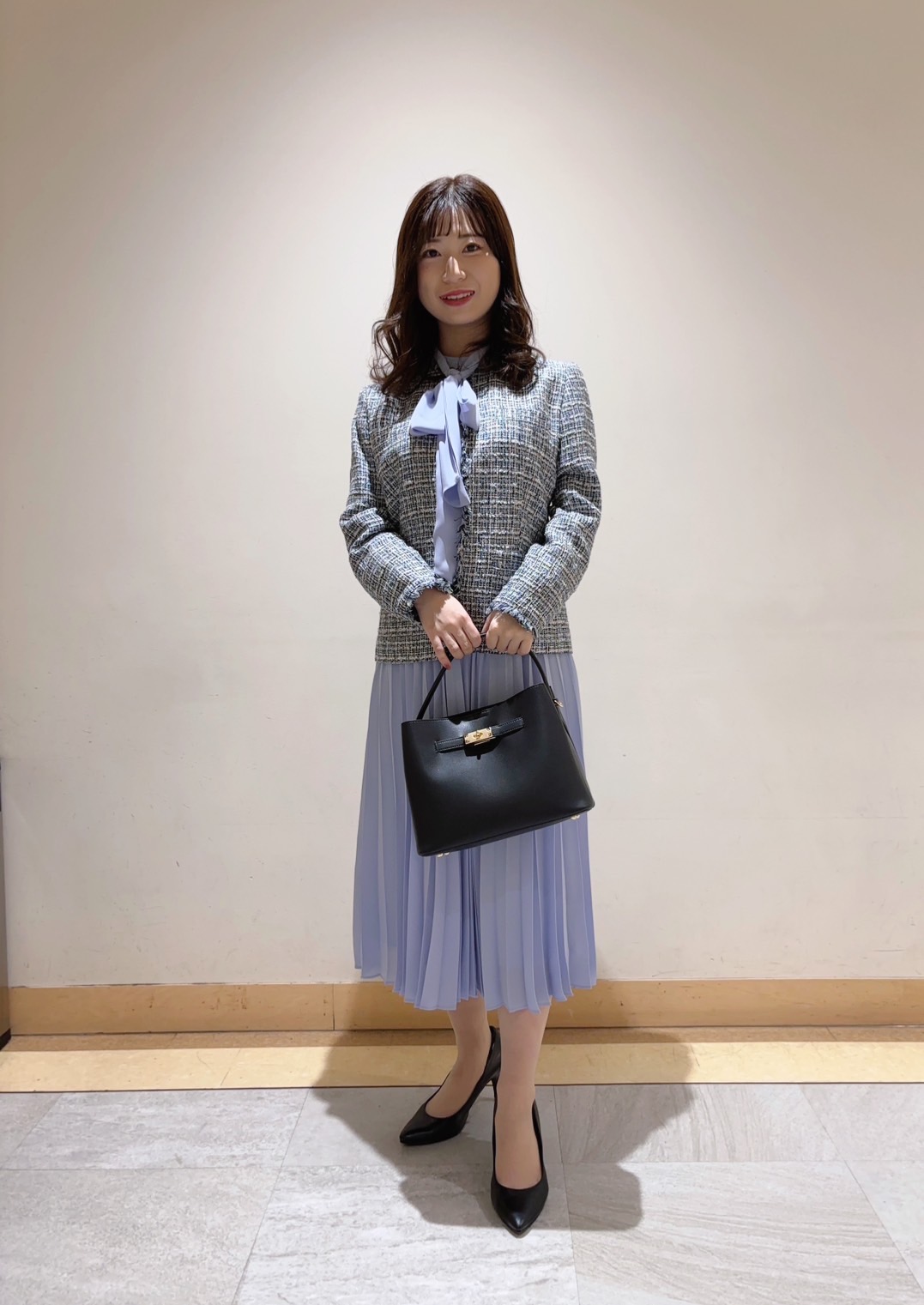 ユナさんの「UNTITLED｜【仕事着/スーツ】ファンシーツイード ジャケット」を使ったコーディネート