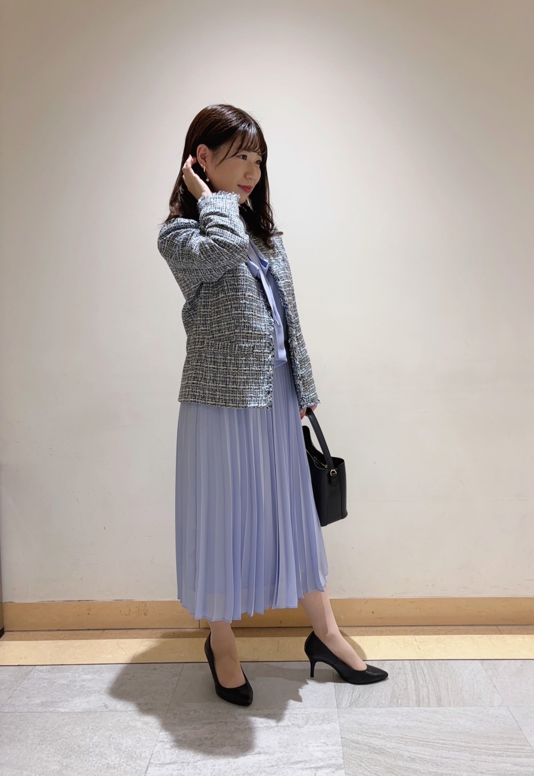 ユナさんの「UNTITLED｜【仕事着/スーツ】ファンシーツイード ジャケット」を使ったコーディネート