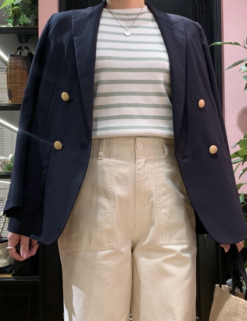 SAKAIさんの「DRESSTERIOR｜コンフォート ダブルブレザー」を使ったコーディネート