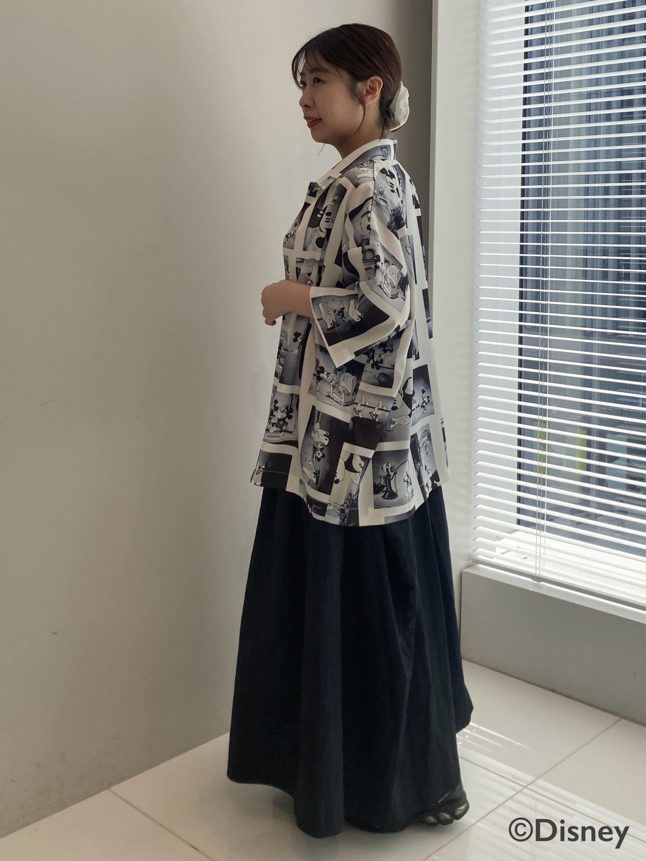 abeさんの「tk.TAKEO KIKUCHI｜Disney capsule collection 総柄シャツ」を使ったコーディネート