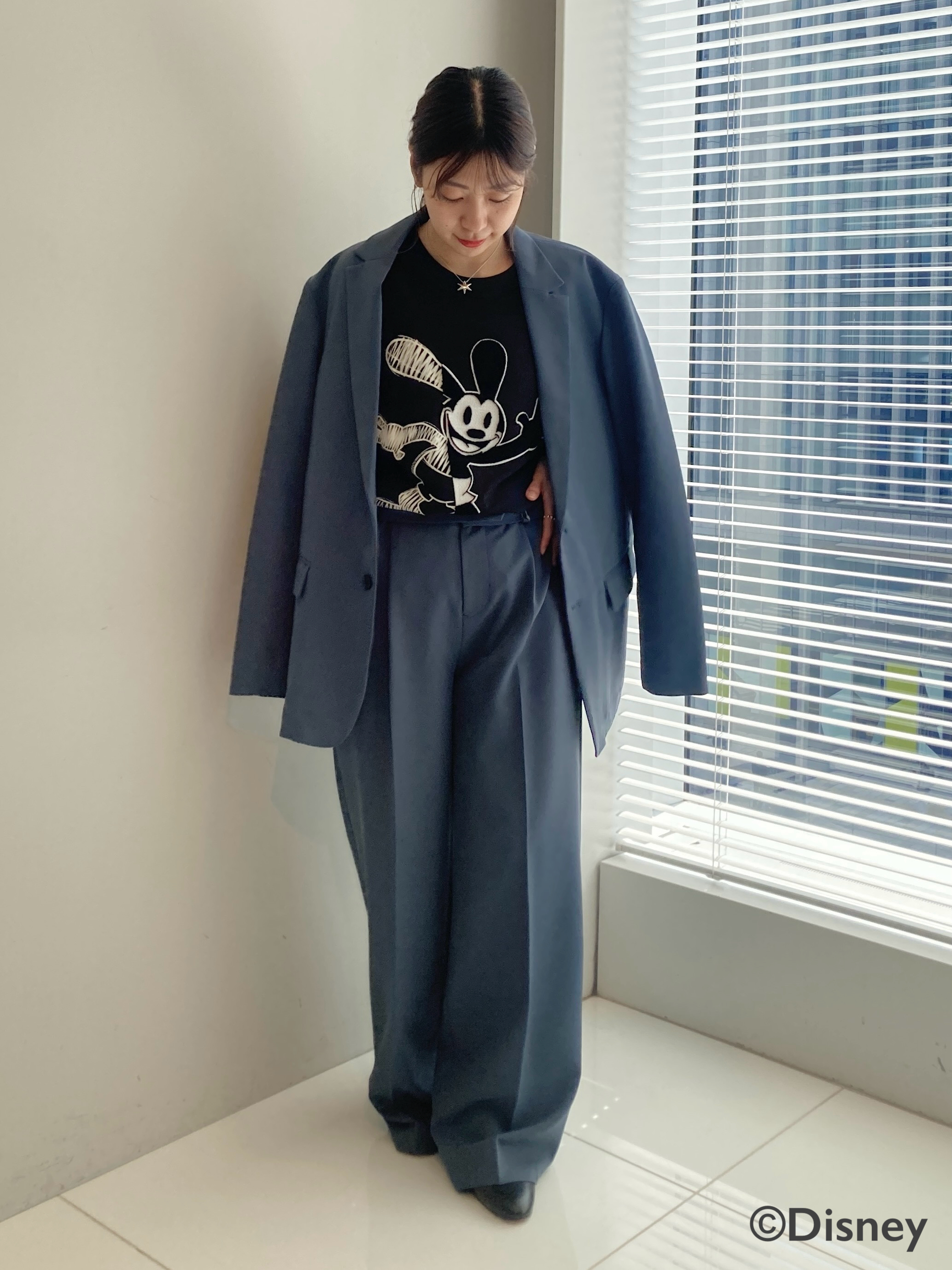 abeさんの「tk.TAKEO KIKUCHI｜Disney capsule collection Tシャツ」を使ったコーディネート