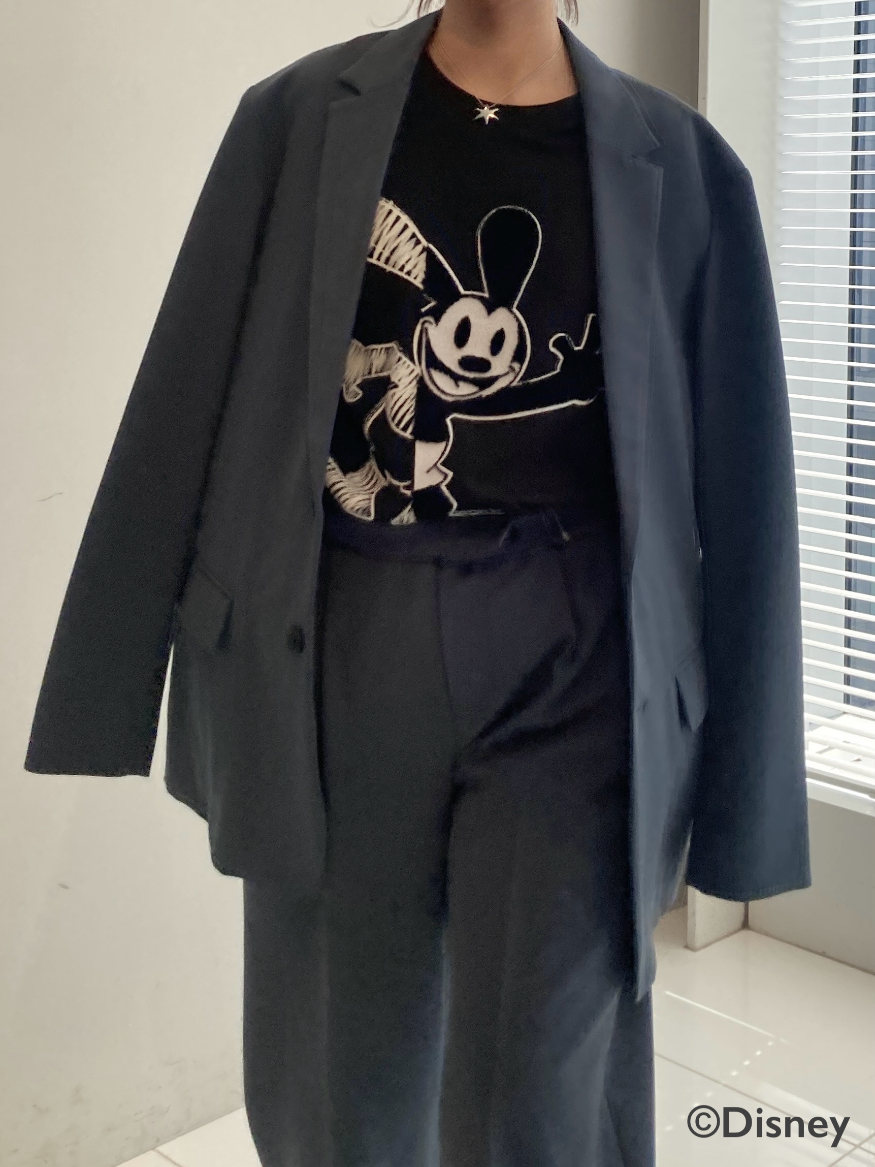abeさんの「tk.TAKEO KIKUCHI｜Disney capsule collection Tシャツ」を使ったコーディネート
