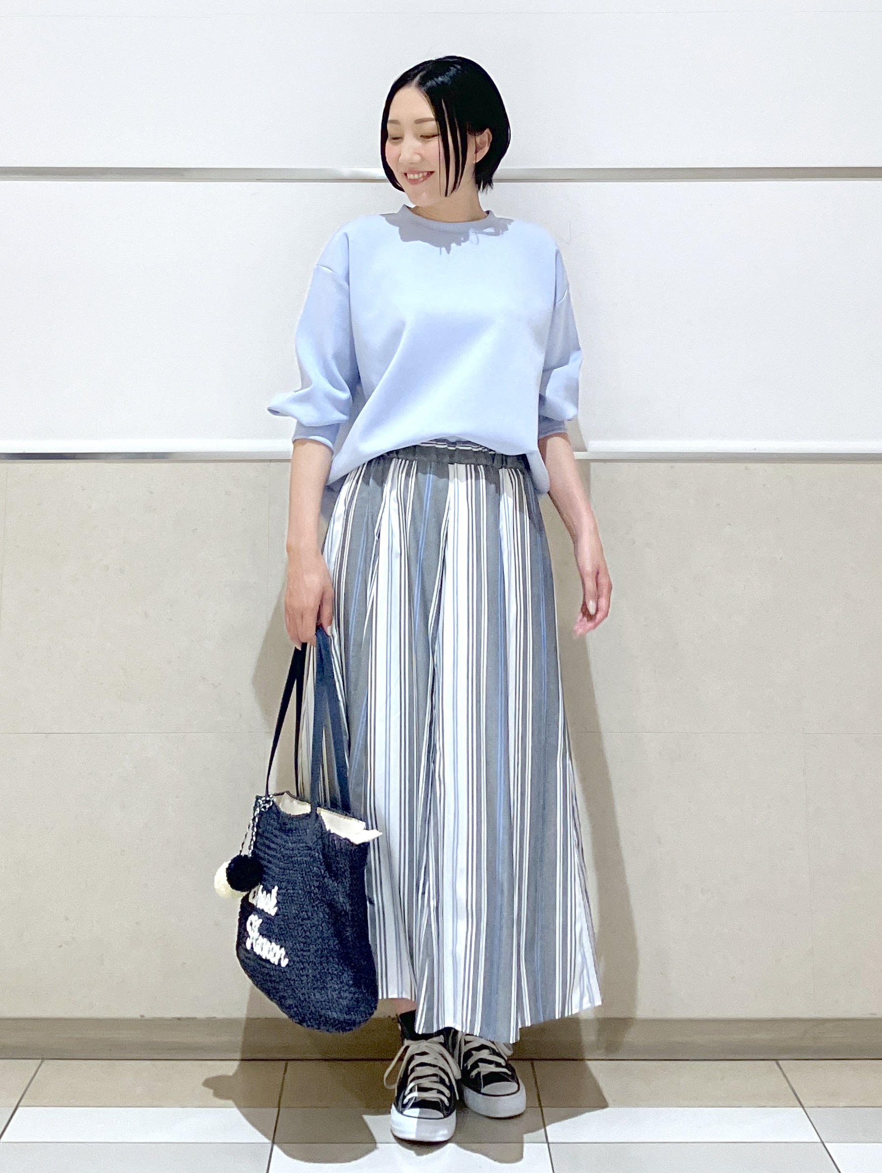 eriko さんの「Dessin｜【洗える】8分袖ボンディングカットソー」を使ったコーディネート