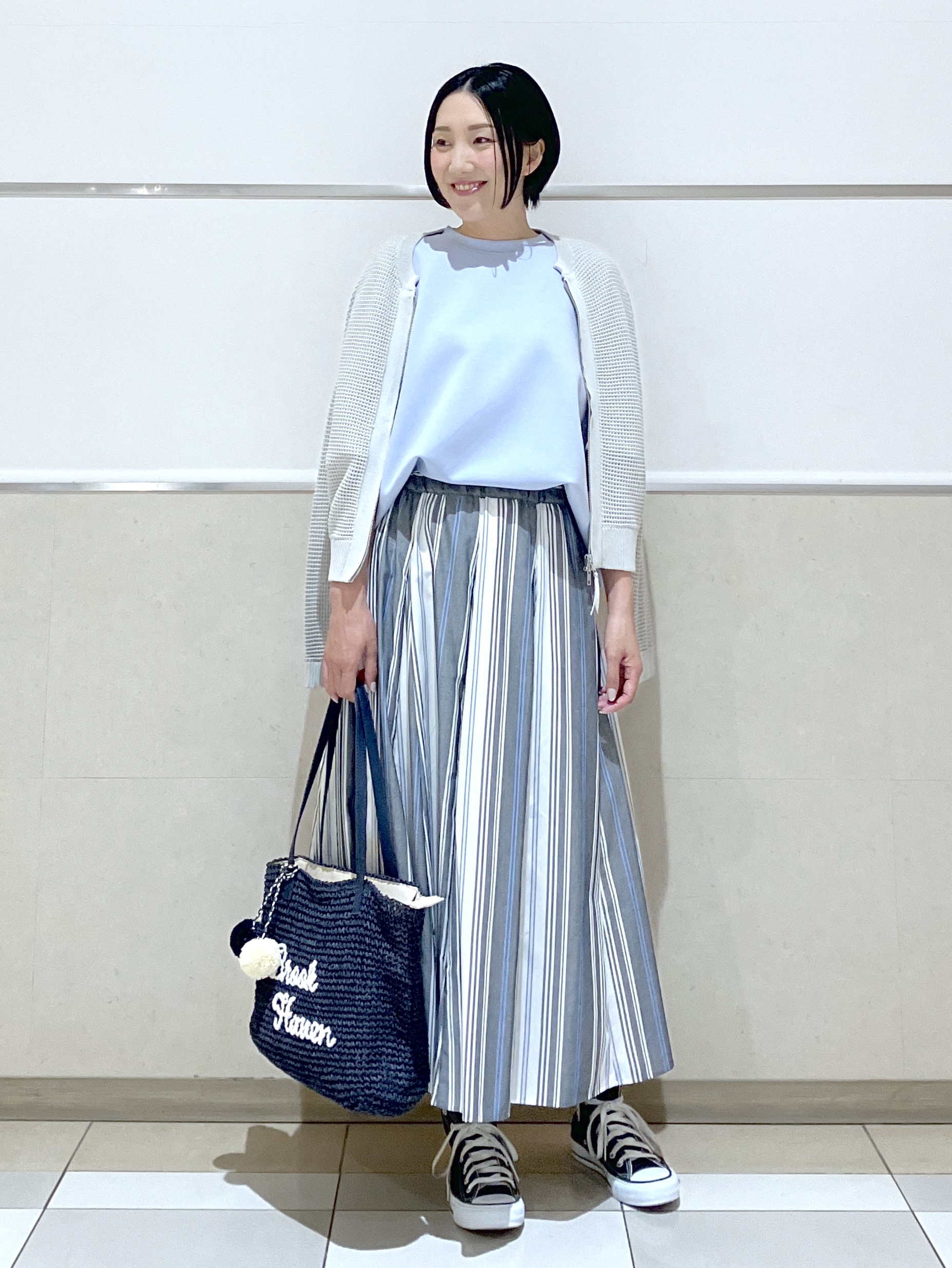 eriko さんの「Dessin｜【洗える】8分袖ボンディングカットソー」を使ったコーディネート