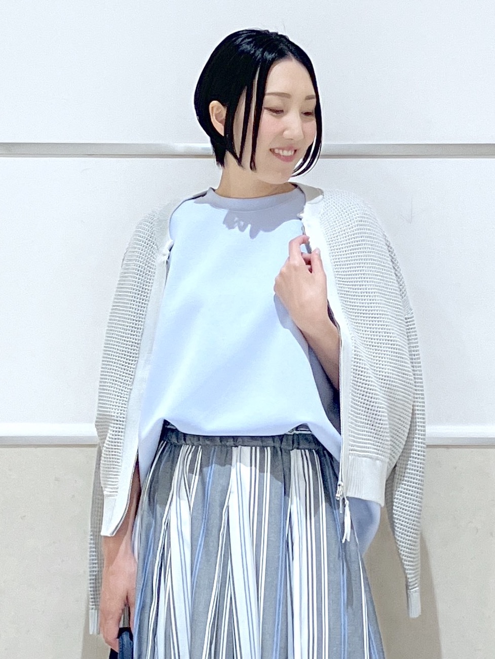 eriko さんの「Dessin｜【洗える】8分袖ボンディングカットソー」を使ったコーディネート