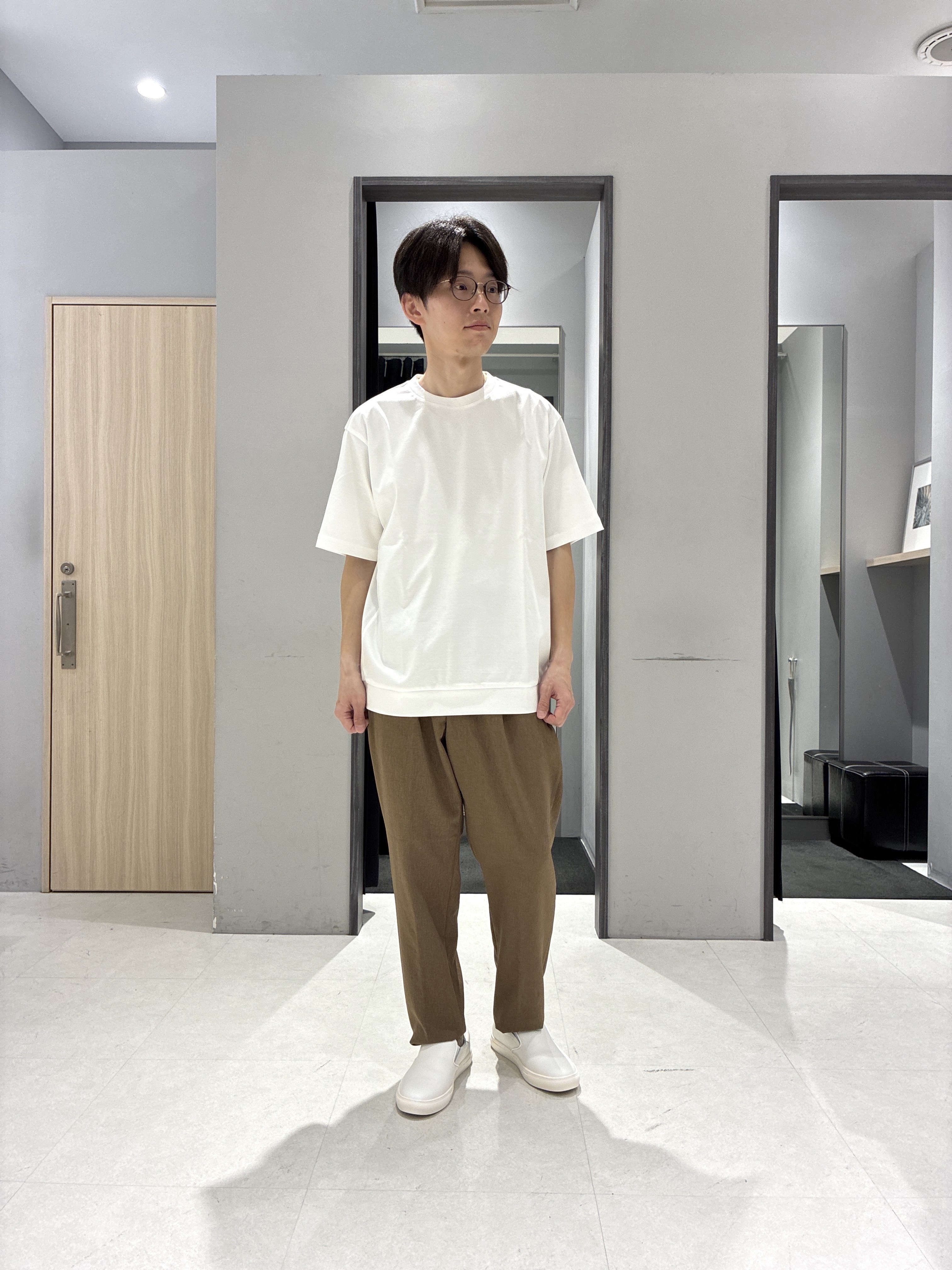 わいずみさんの「TAKEO KIKUCHI｜【撥水・洗える・シワになりにくい】 リランチェ（R） シャツ」を使ったコーディネート
