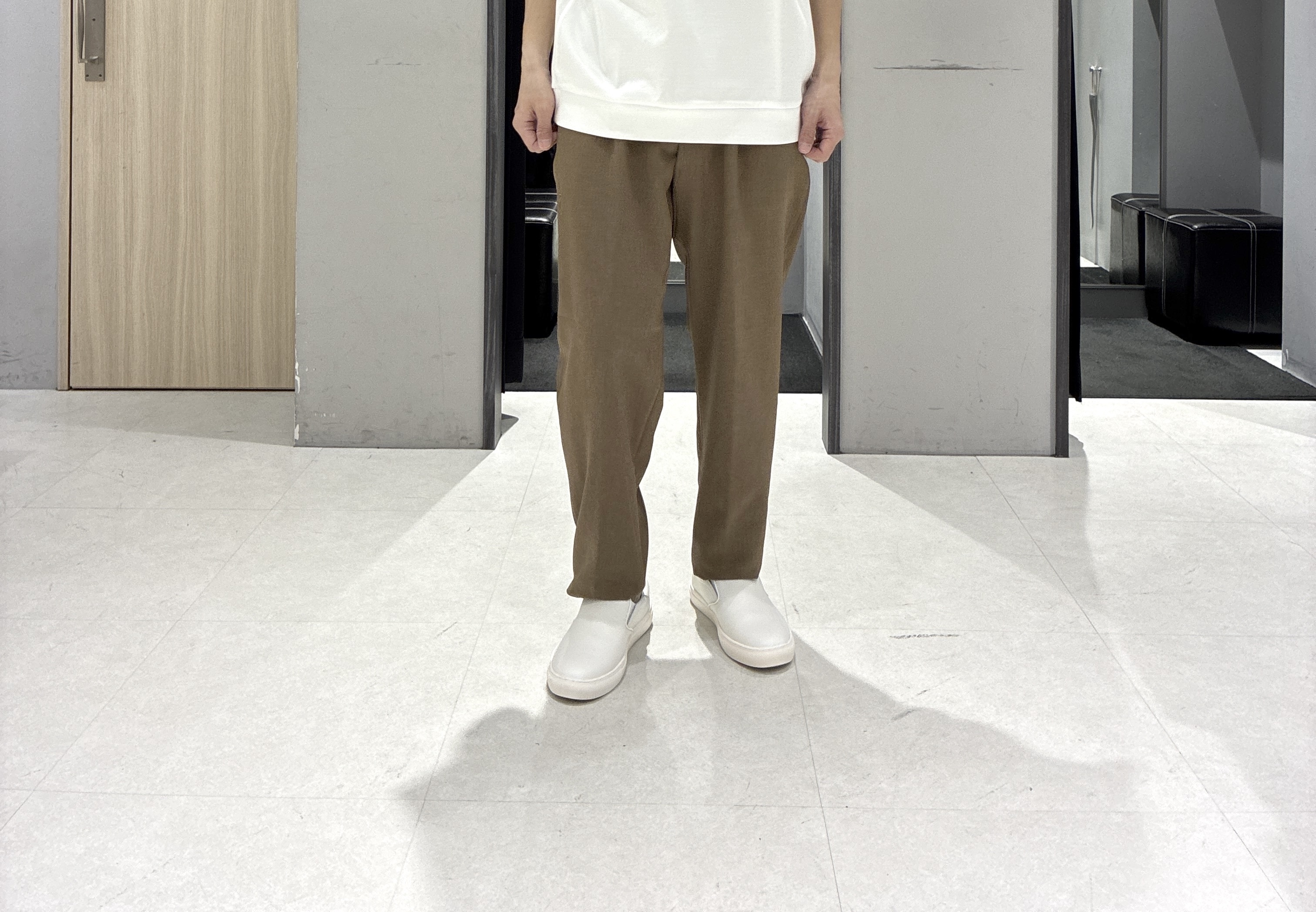 わいずみさんの「TAKEO KIKUCHI｜【撥水・洗える・シワになりにくい】 リランチェ（R） フードブルゾン」を使ったコーディネート